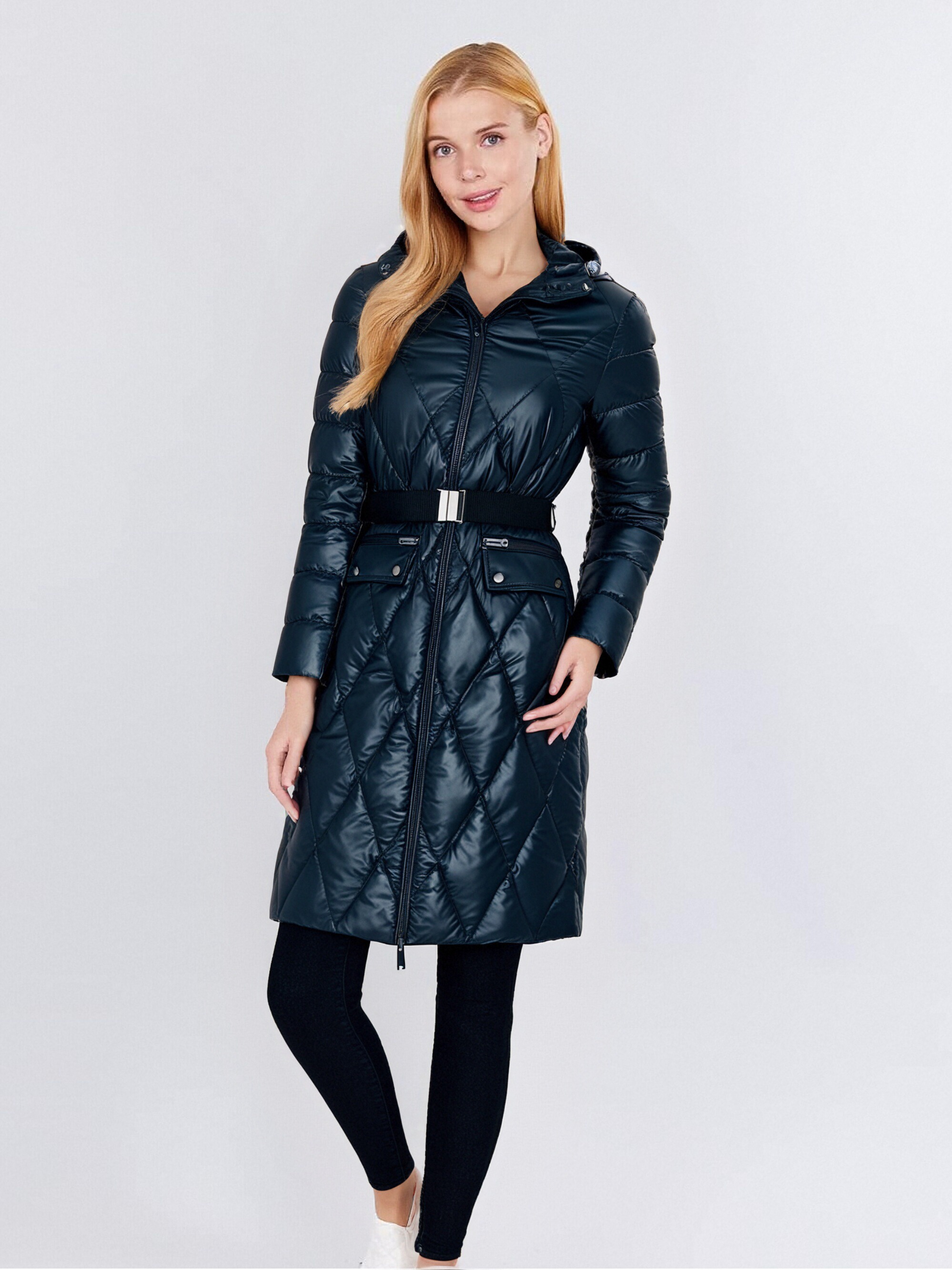 Women's Quilted Long Puffer Coat