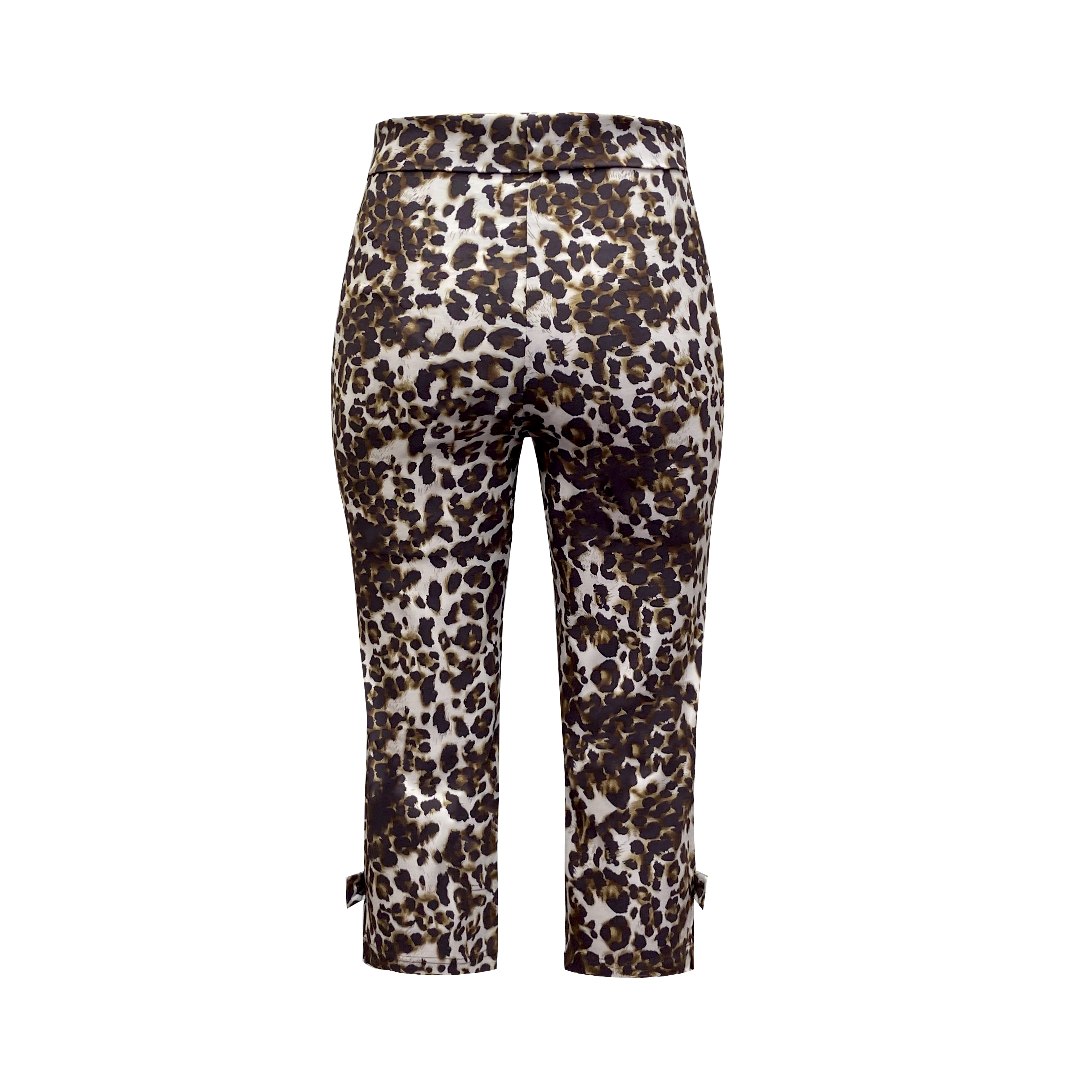 Leopard Print Capri Pants