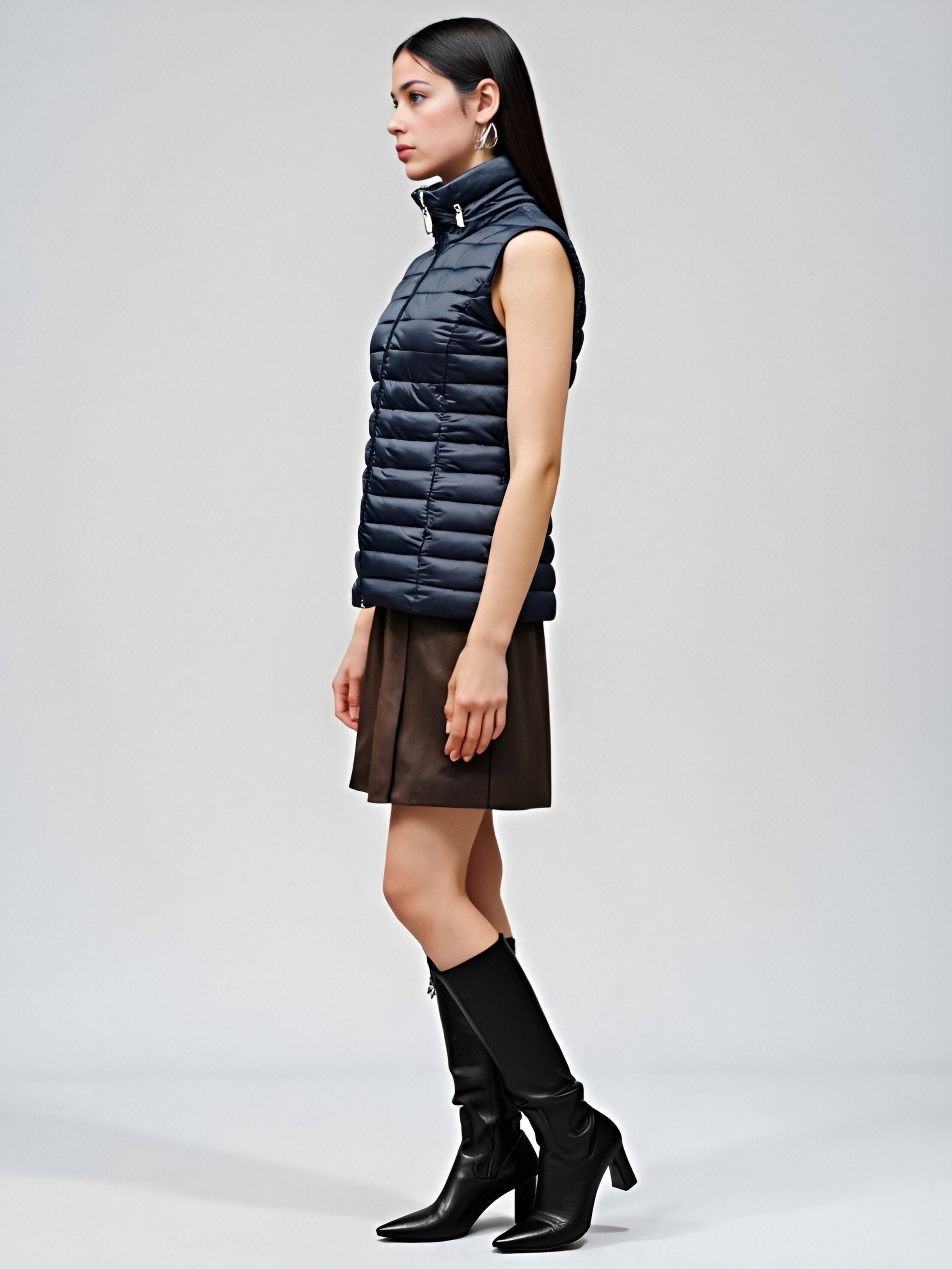 Women's Black Padded Vest