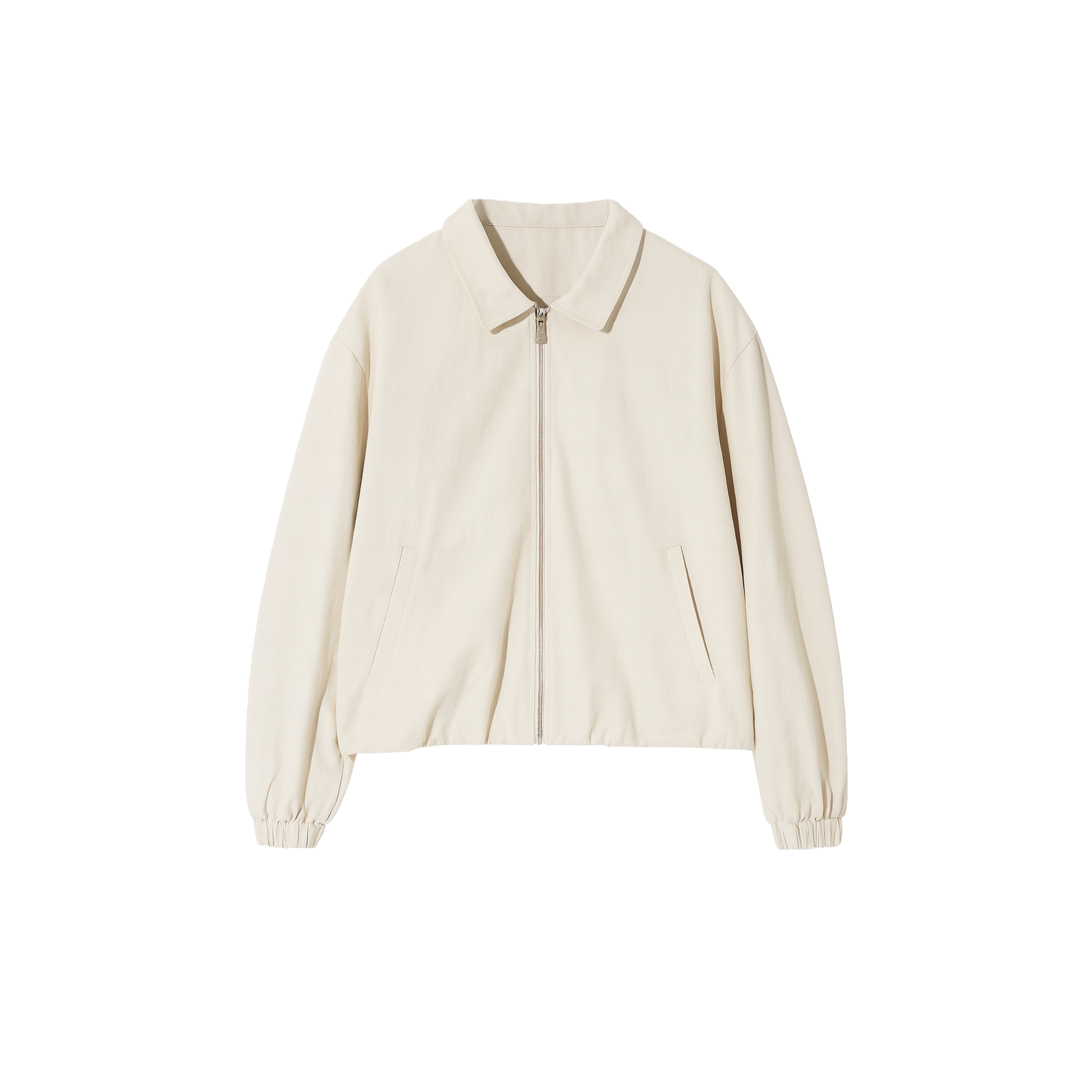 Beige Zip-Up Jacket