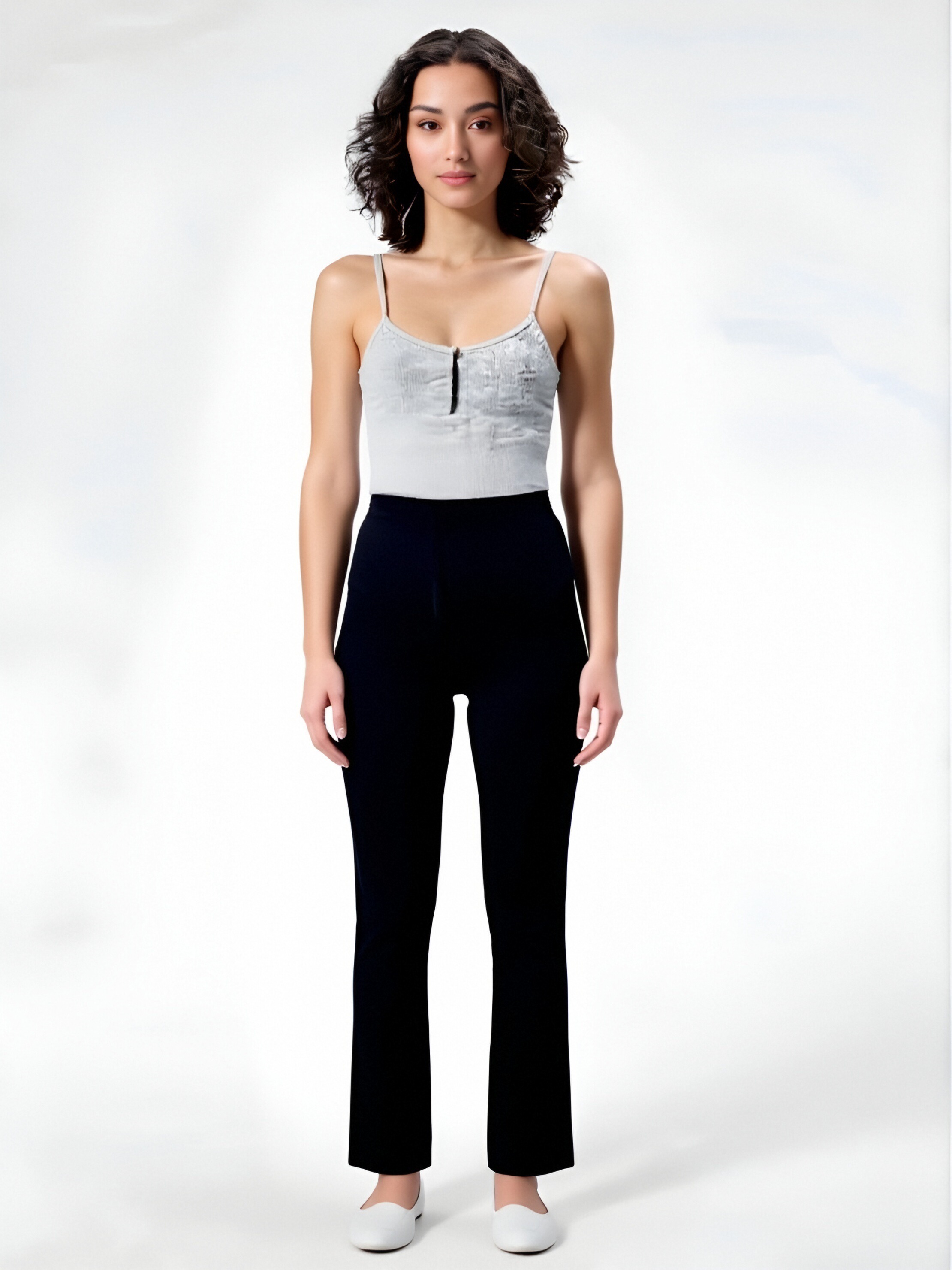 Black High-Waisted Pants