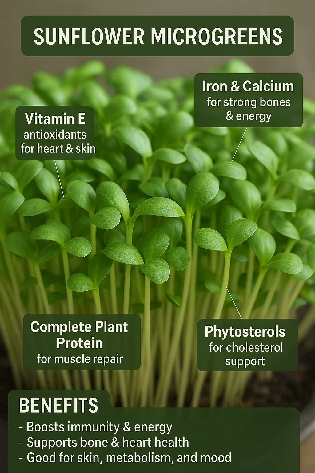 Sunflower Microgreens