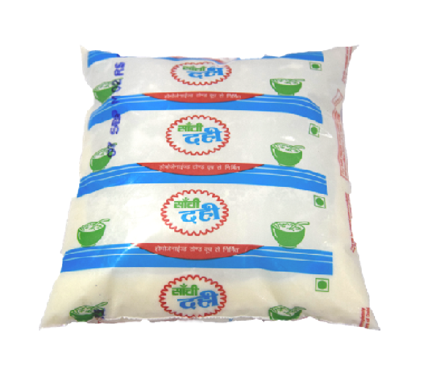Sanchi Plain Pouch Curd 500ml