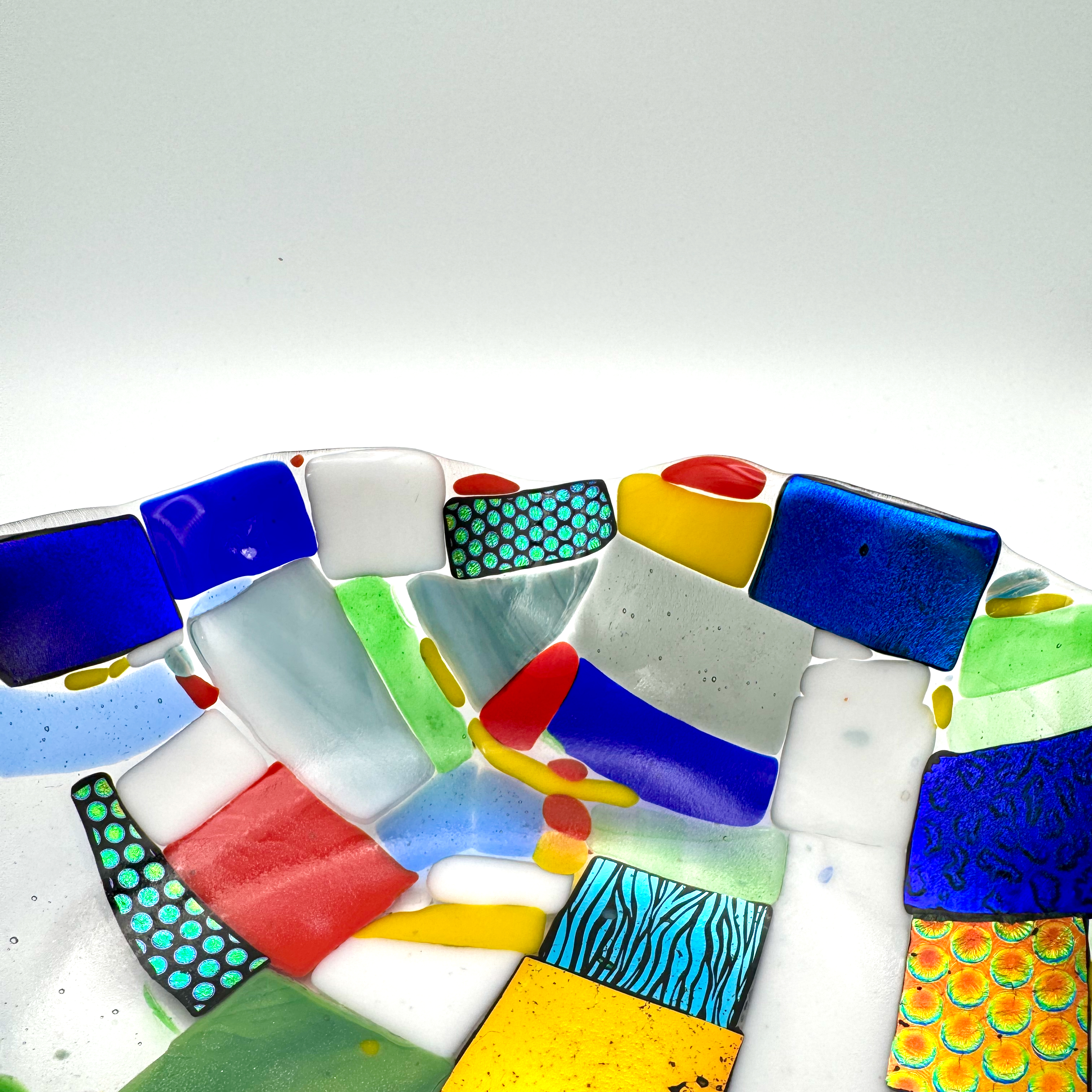Handmade Fused Glass Decorative Bowl