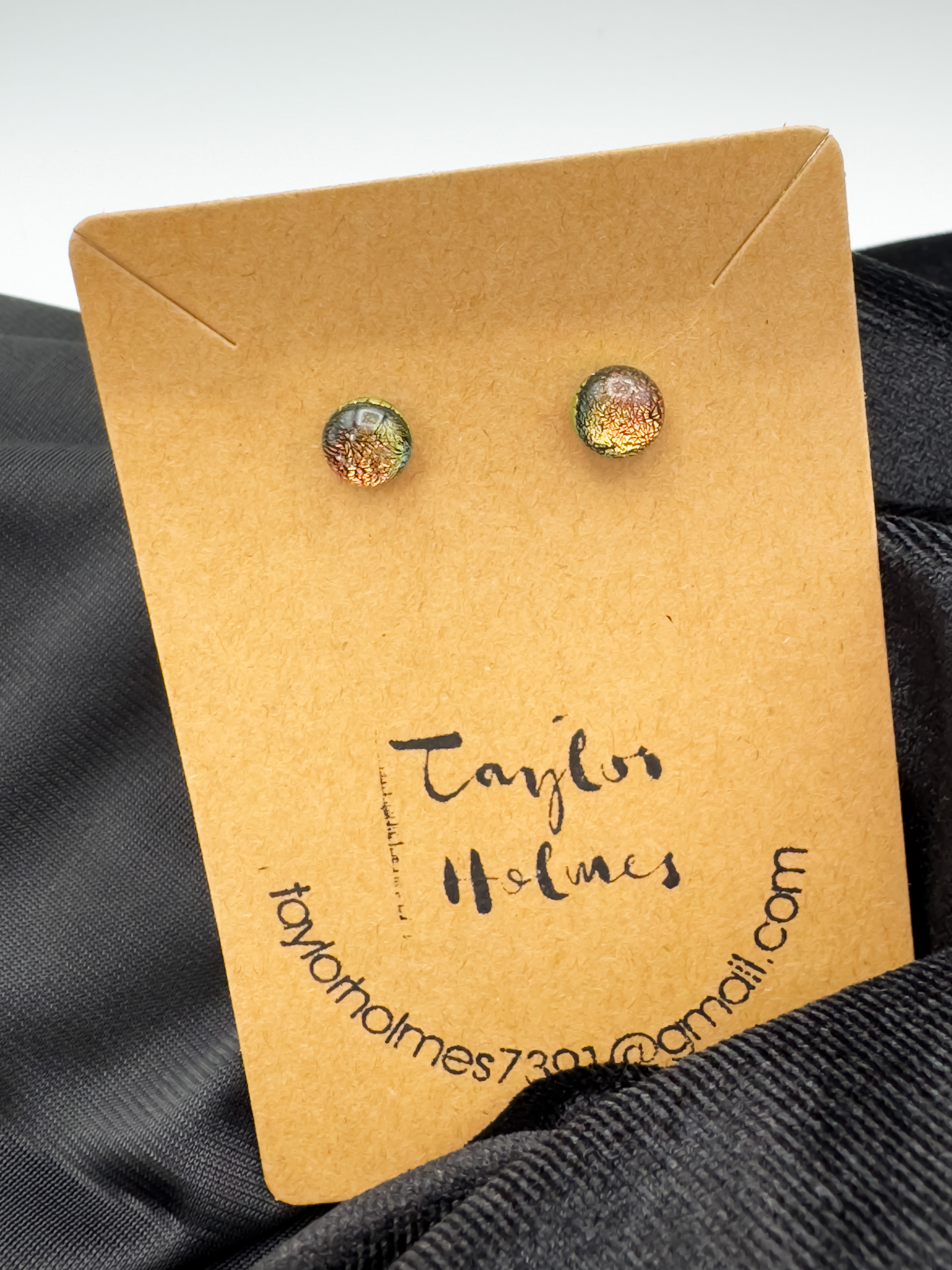Dichroic Glass Studs