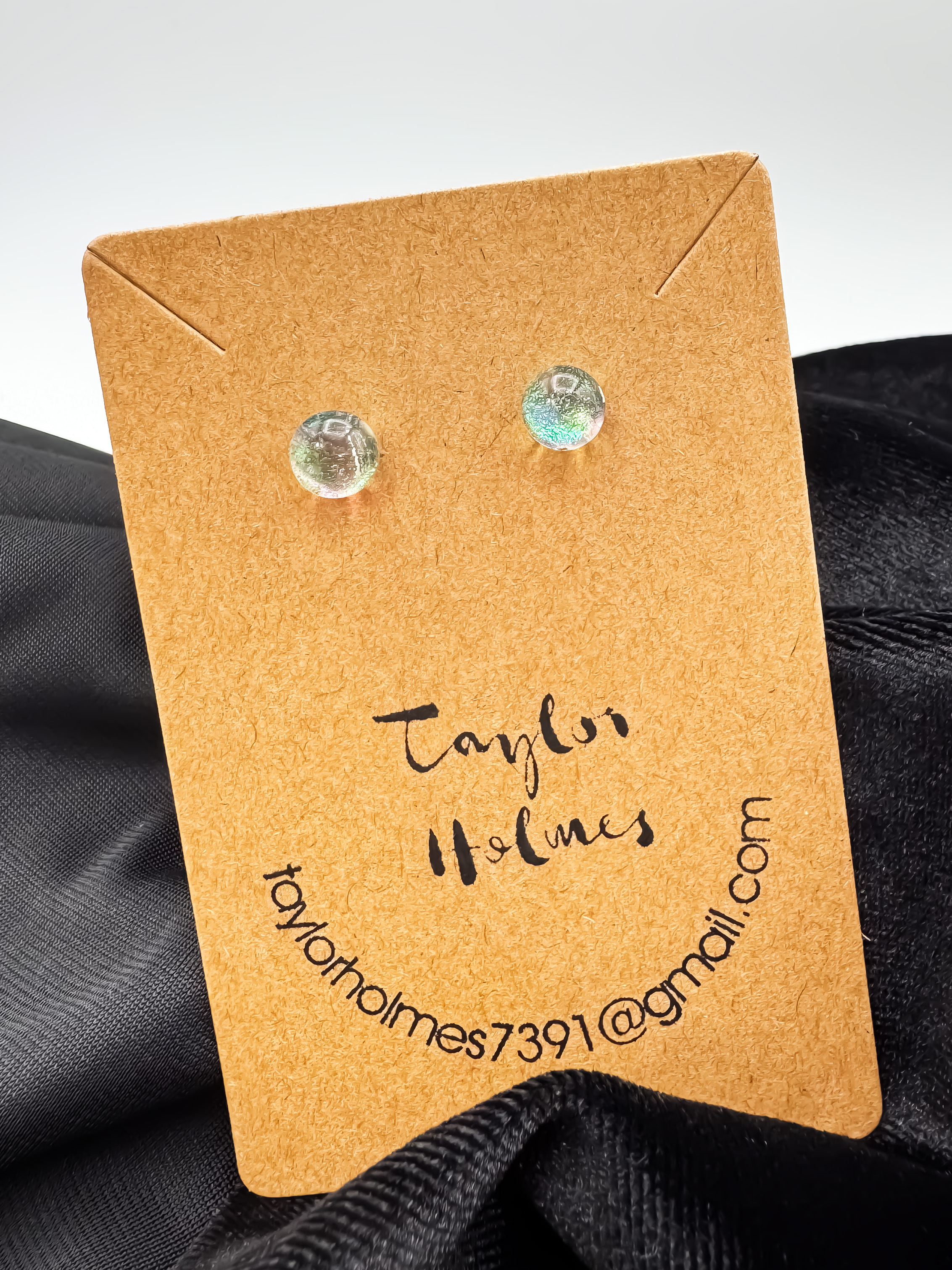 Dichroic Glass Studs