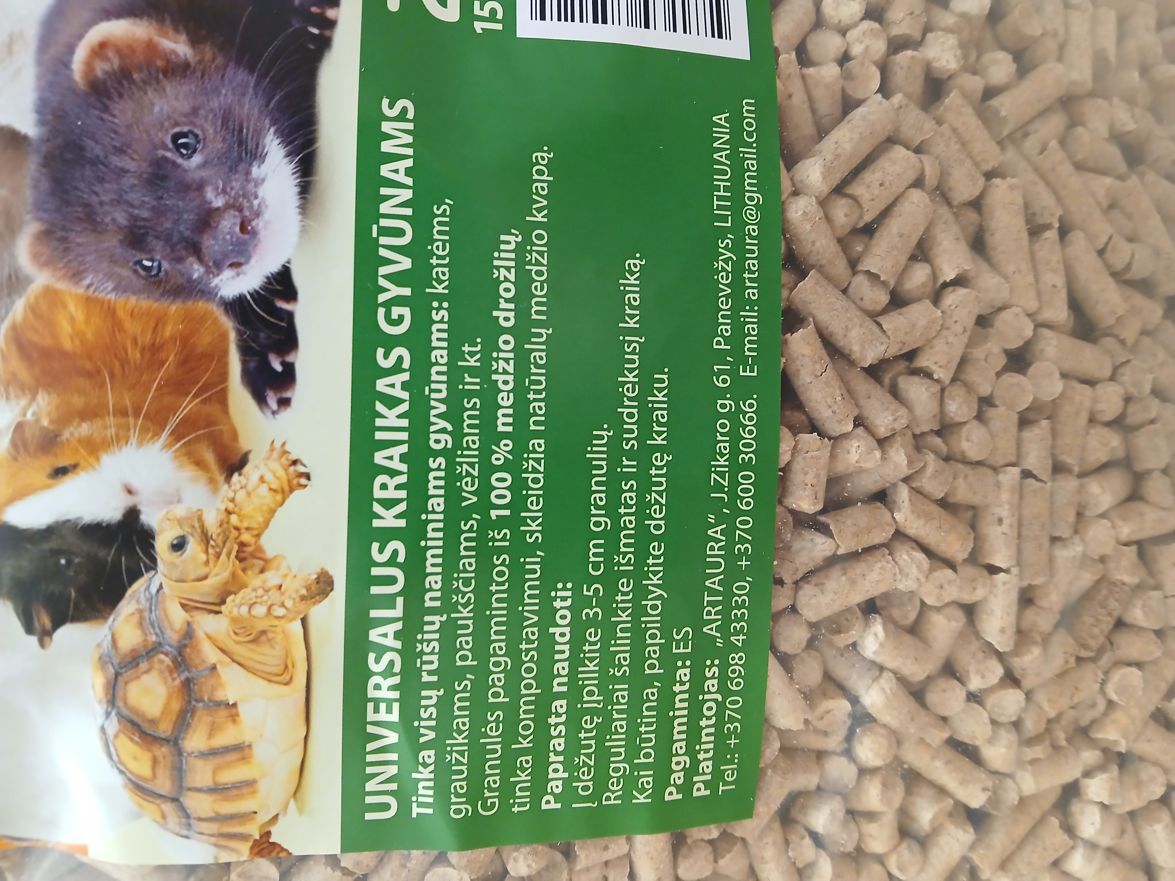 UNIVERSALUS MEDŽIO DROŽLIŲ GRANULIUOTAS KRAIKAS