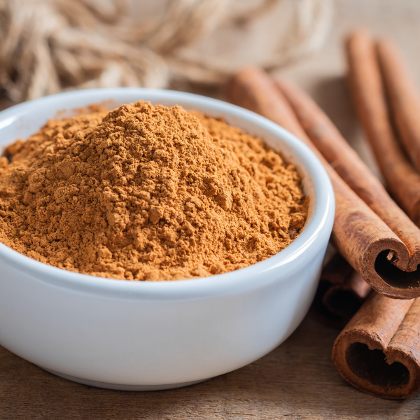 Canela em pó