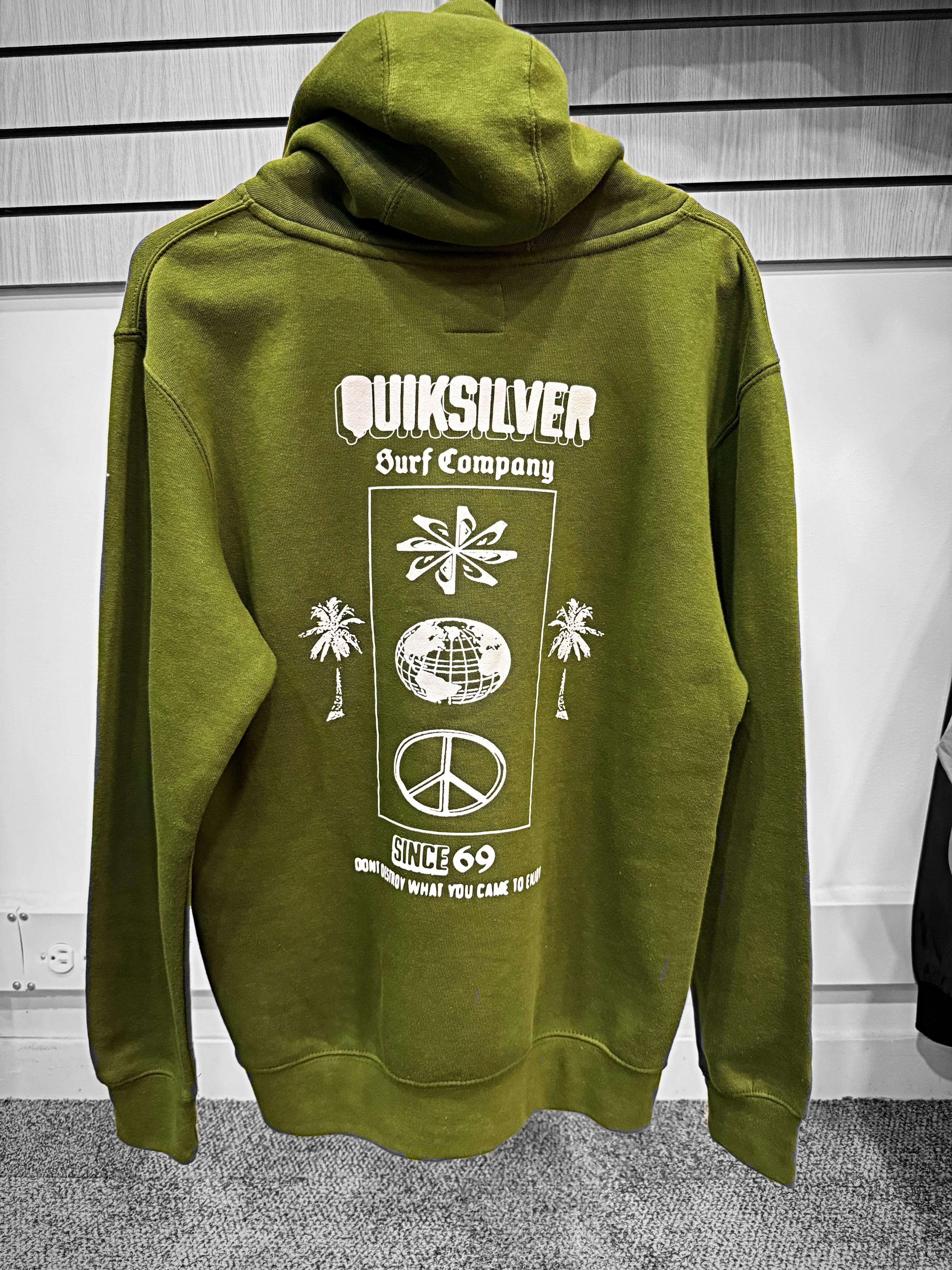 Quiksilver Hoodie Green