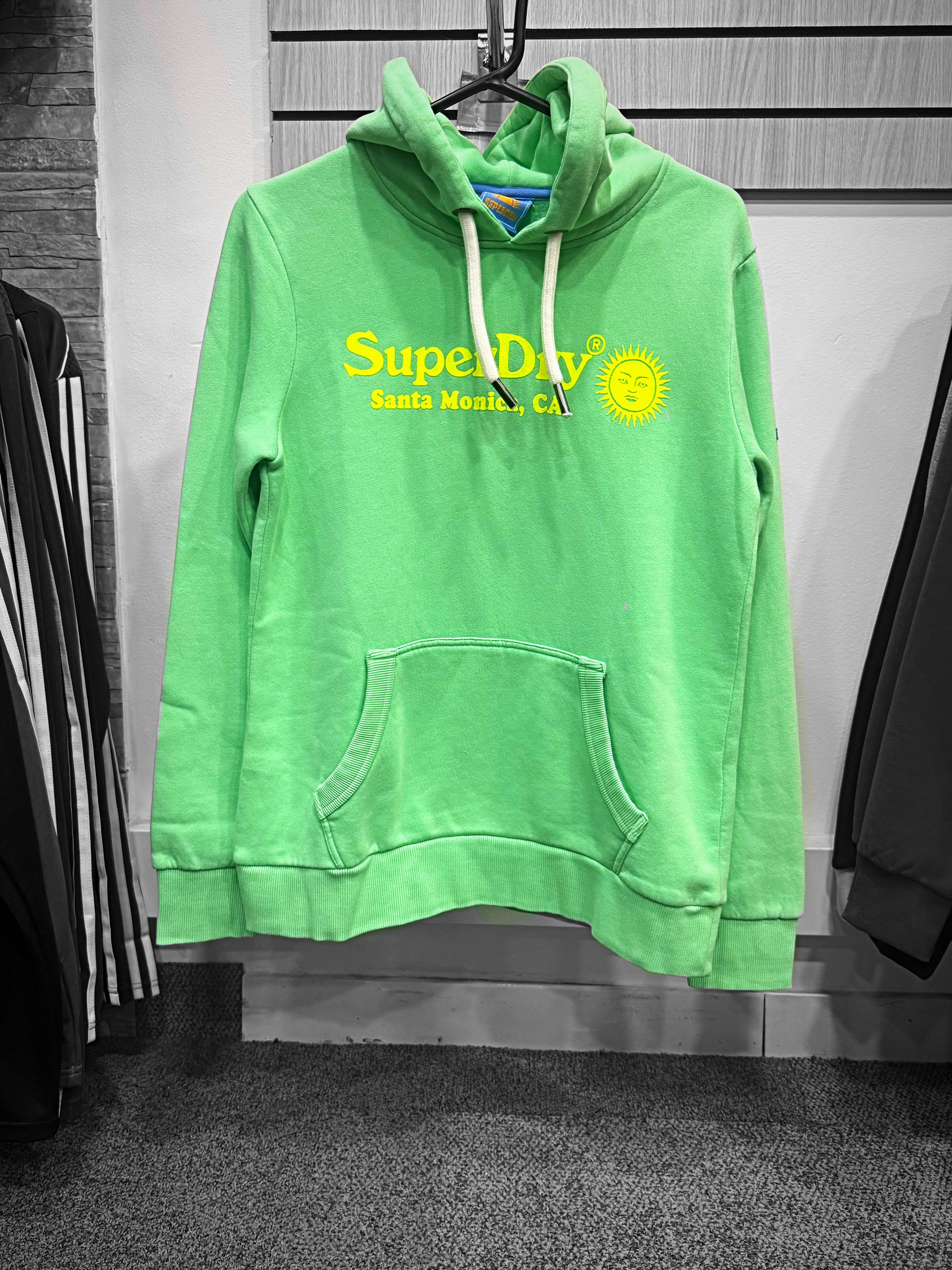 Superdry Hoodie Verde Manzana