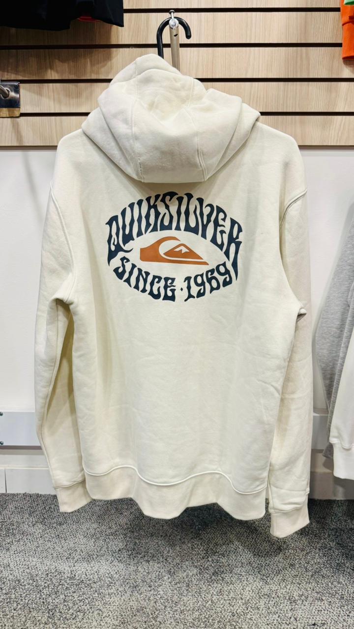 QUIKSILVER CREAM HOODIE