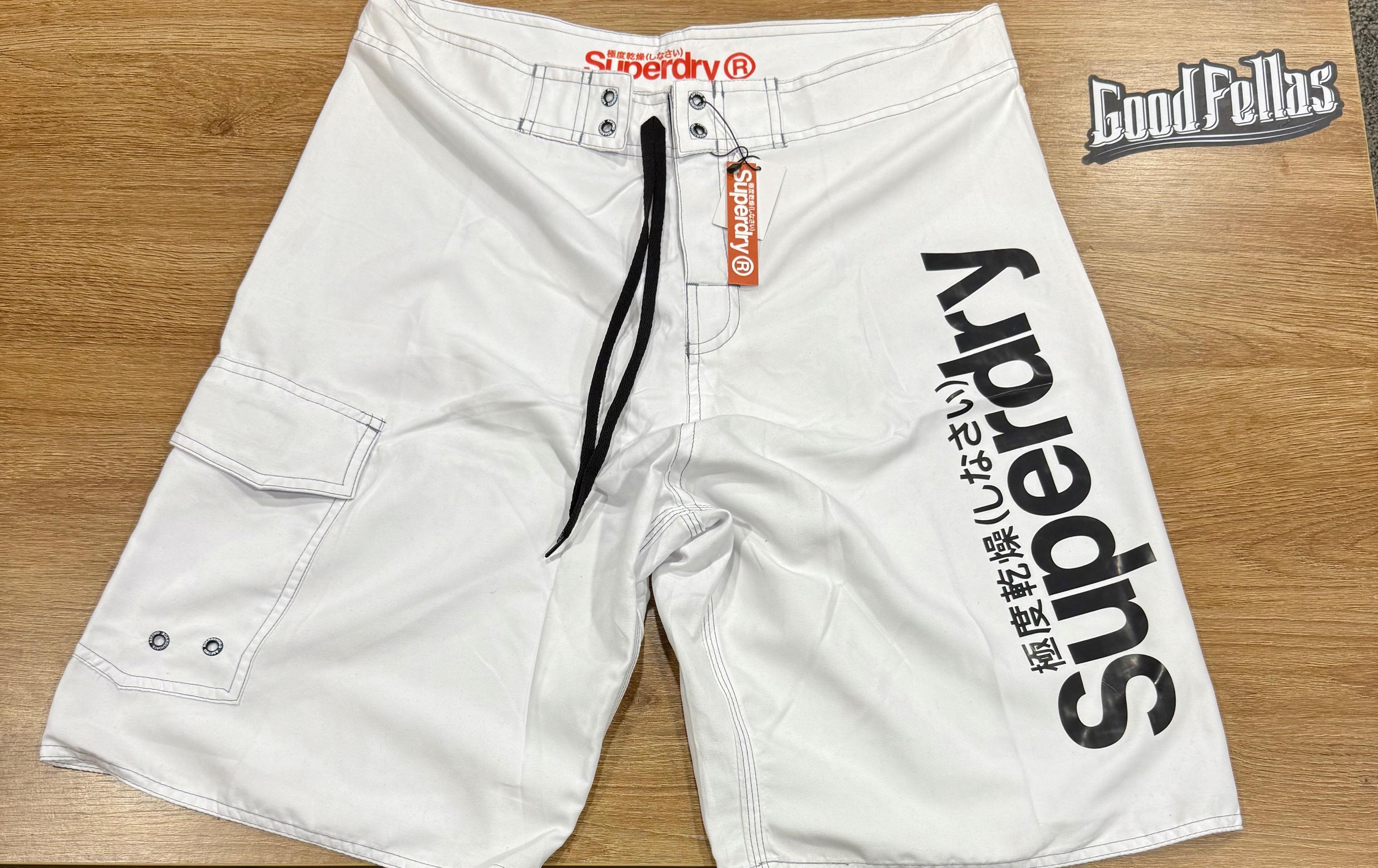 Pantaloneta SuperDry Beach White