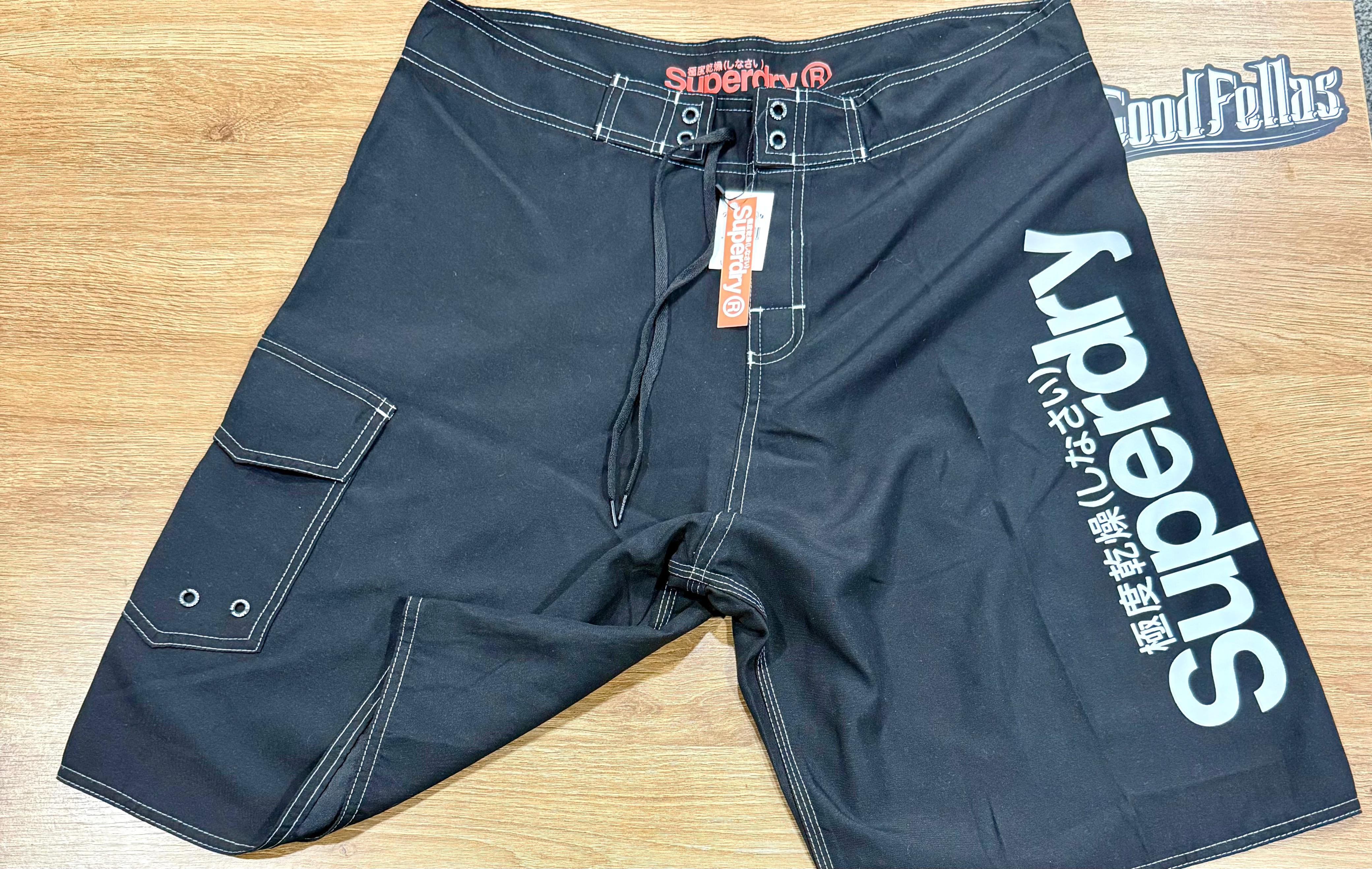 Pantaloneta SuperDry Beach Black