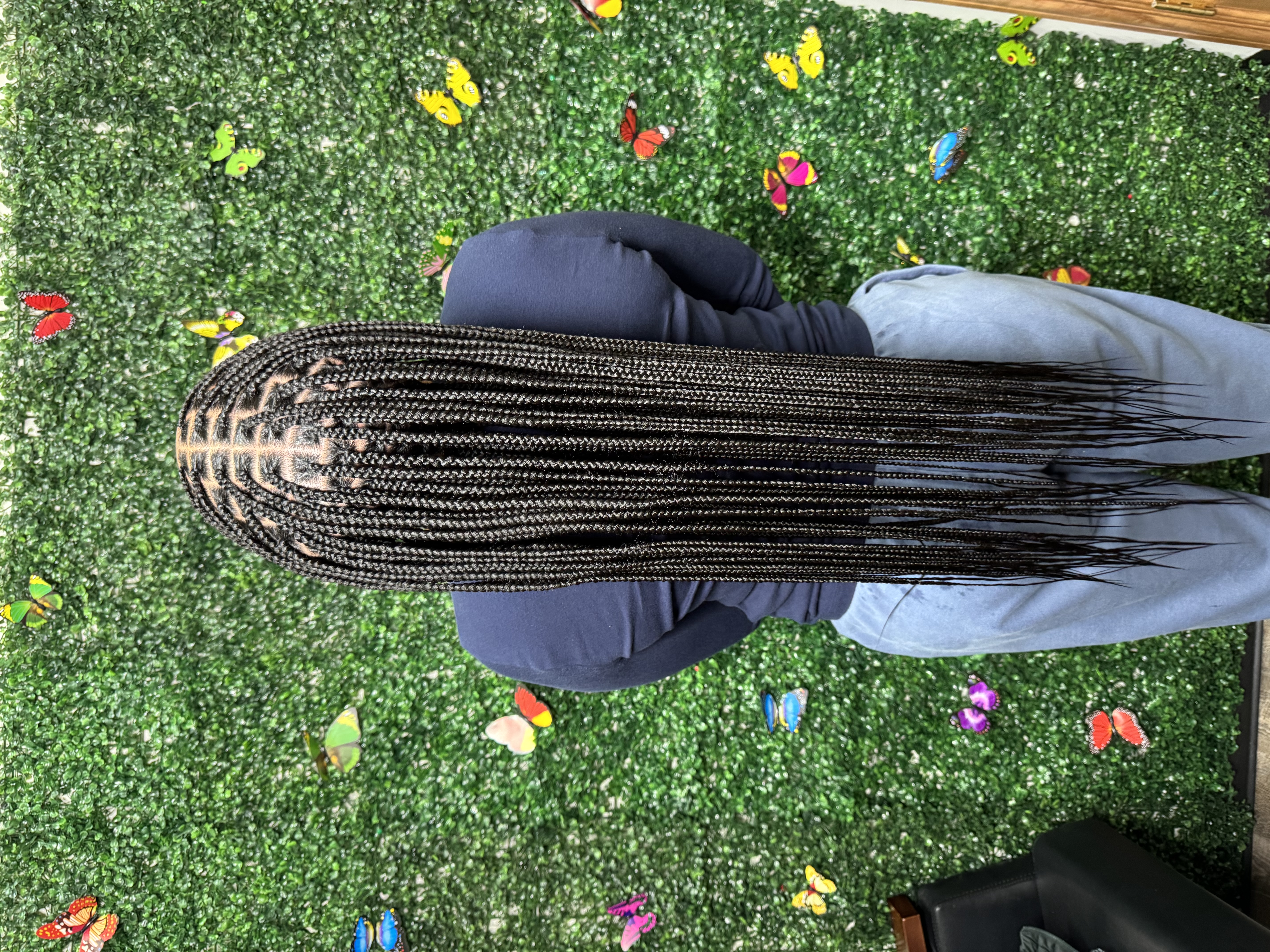 Medium Knotless Braid waist length