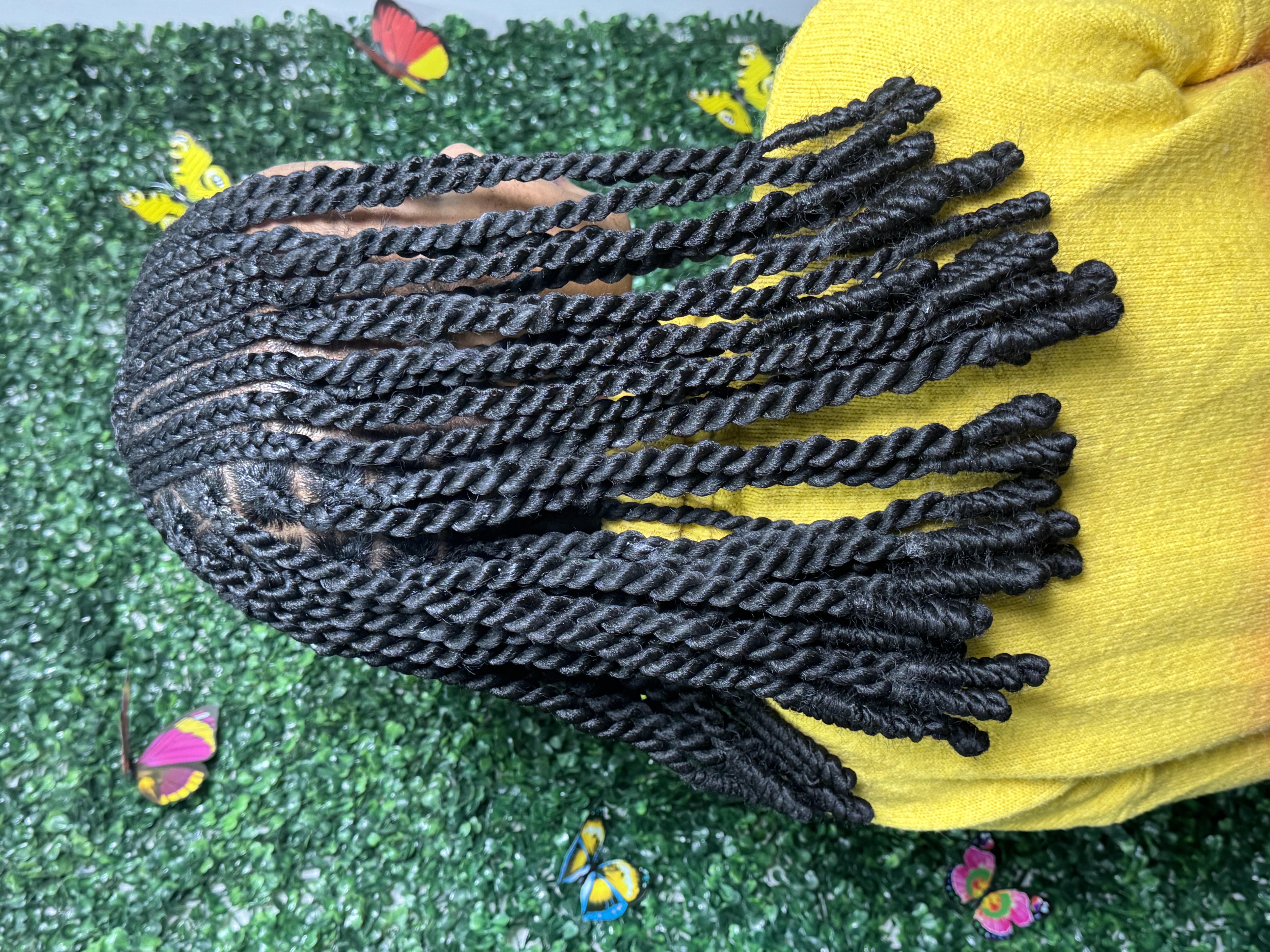 Kinky Twist. Hair provided by client