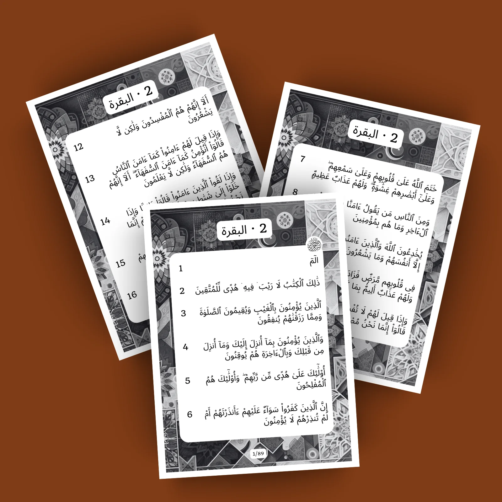 Sourat Al Baqara · 2 البقرة 