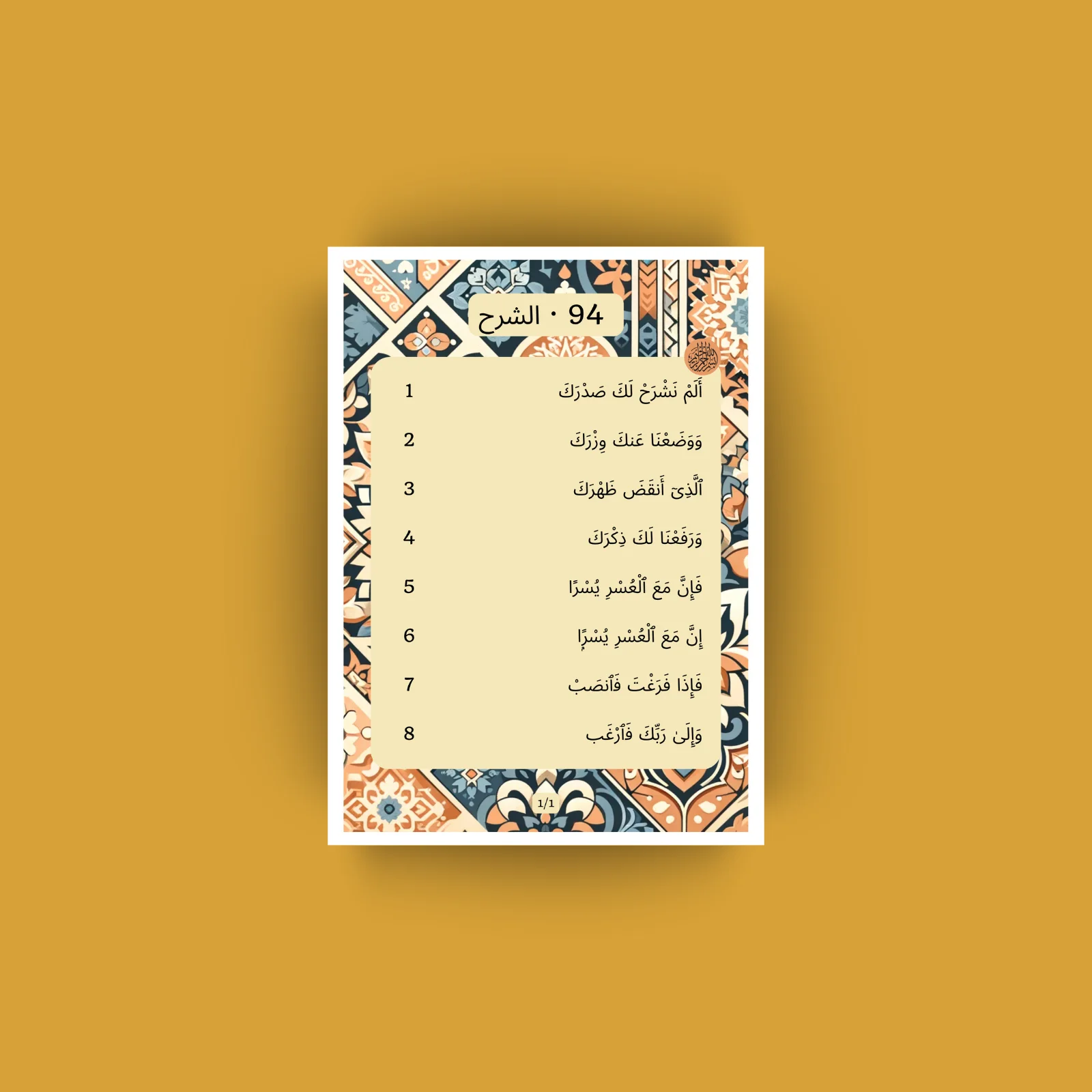 Sourat 94 · الشرح