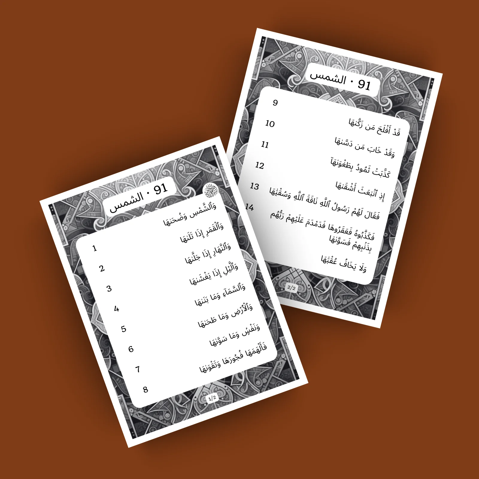 Sourat 91 · الشمس 