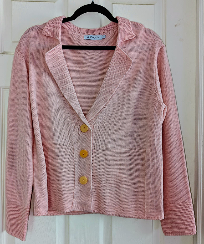 Misslook Light Pink Women's Cardigan