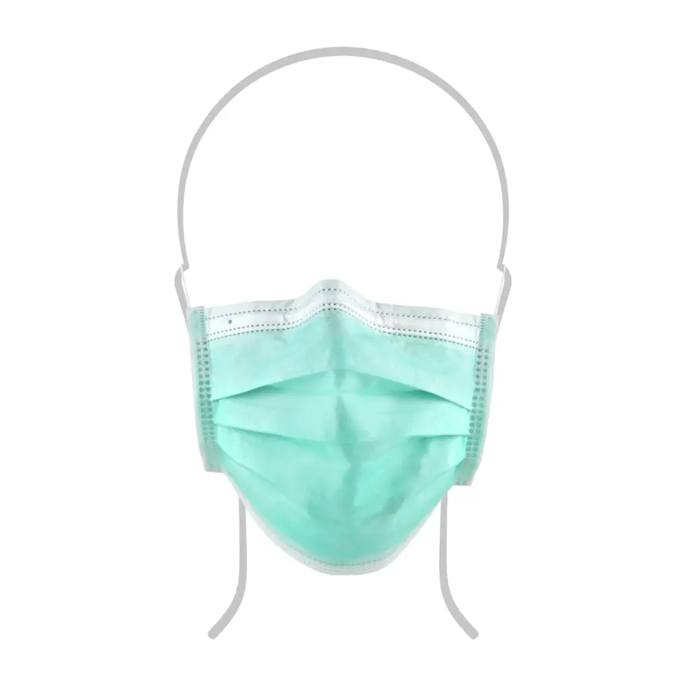 Mundschutz 3-lagig grün
