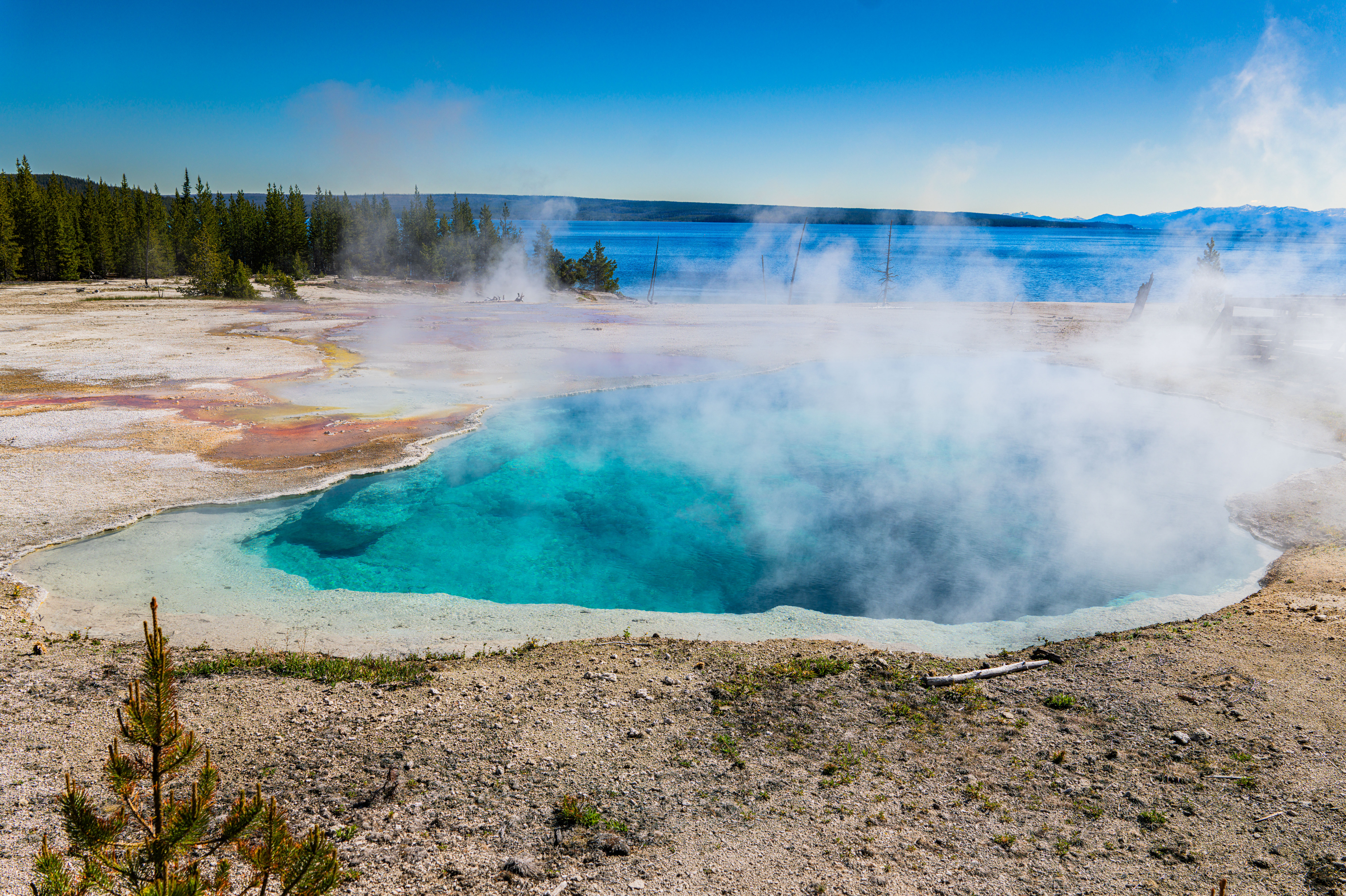 The Abyss Pool at West Thumb Digital Photo