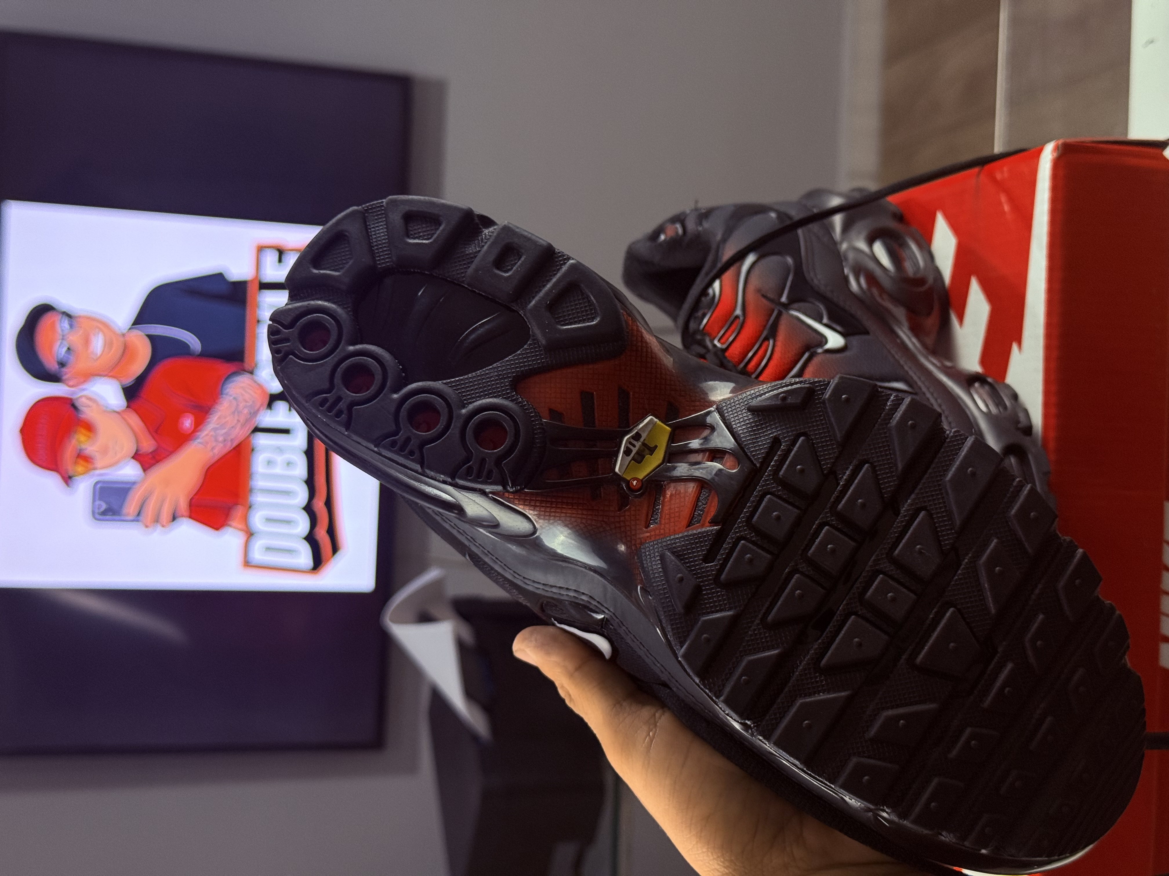 Nike Air Max Plus TN Preto e Vermelho