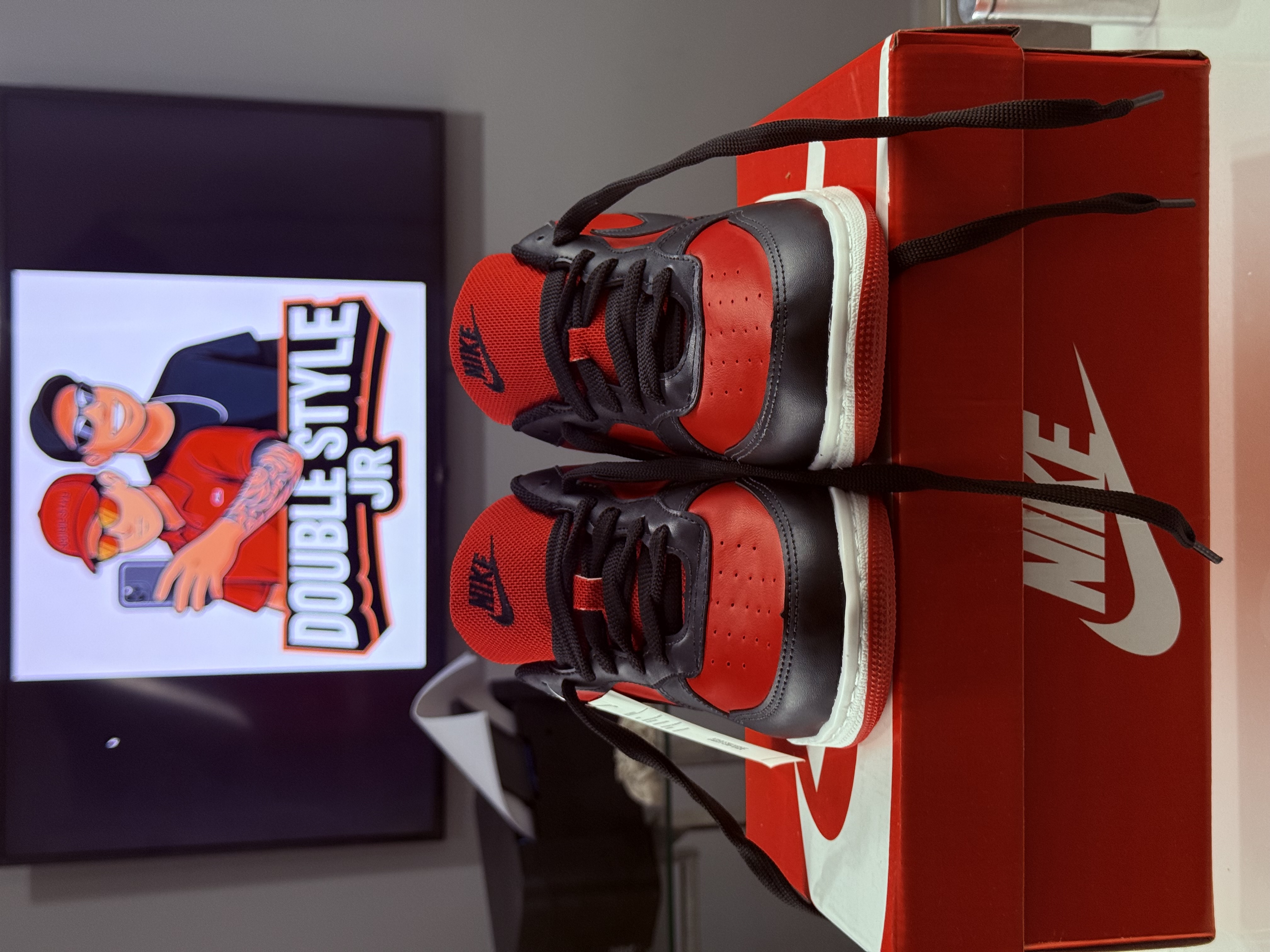 Nike Dunk Low Preto e Vermelho