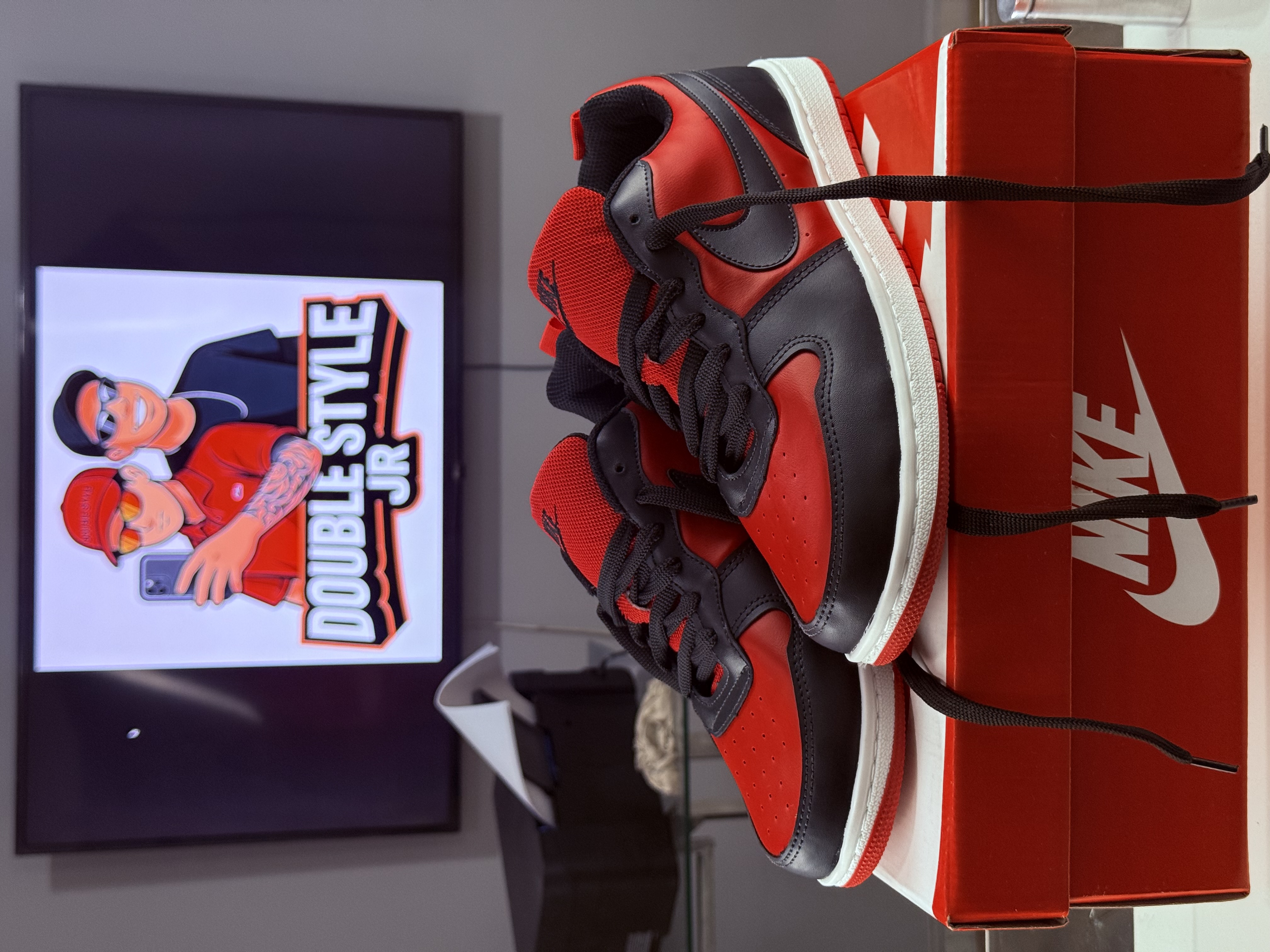 Nike Dunk Low Preto e Vermelho