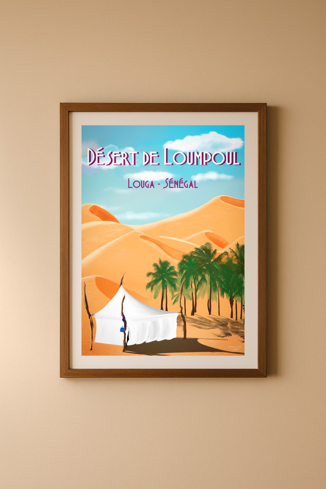 Affiche Désert de Lompoul