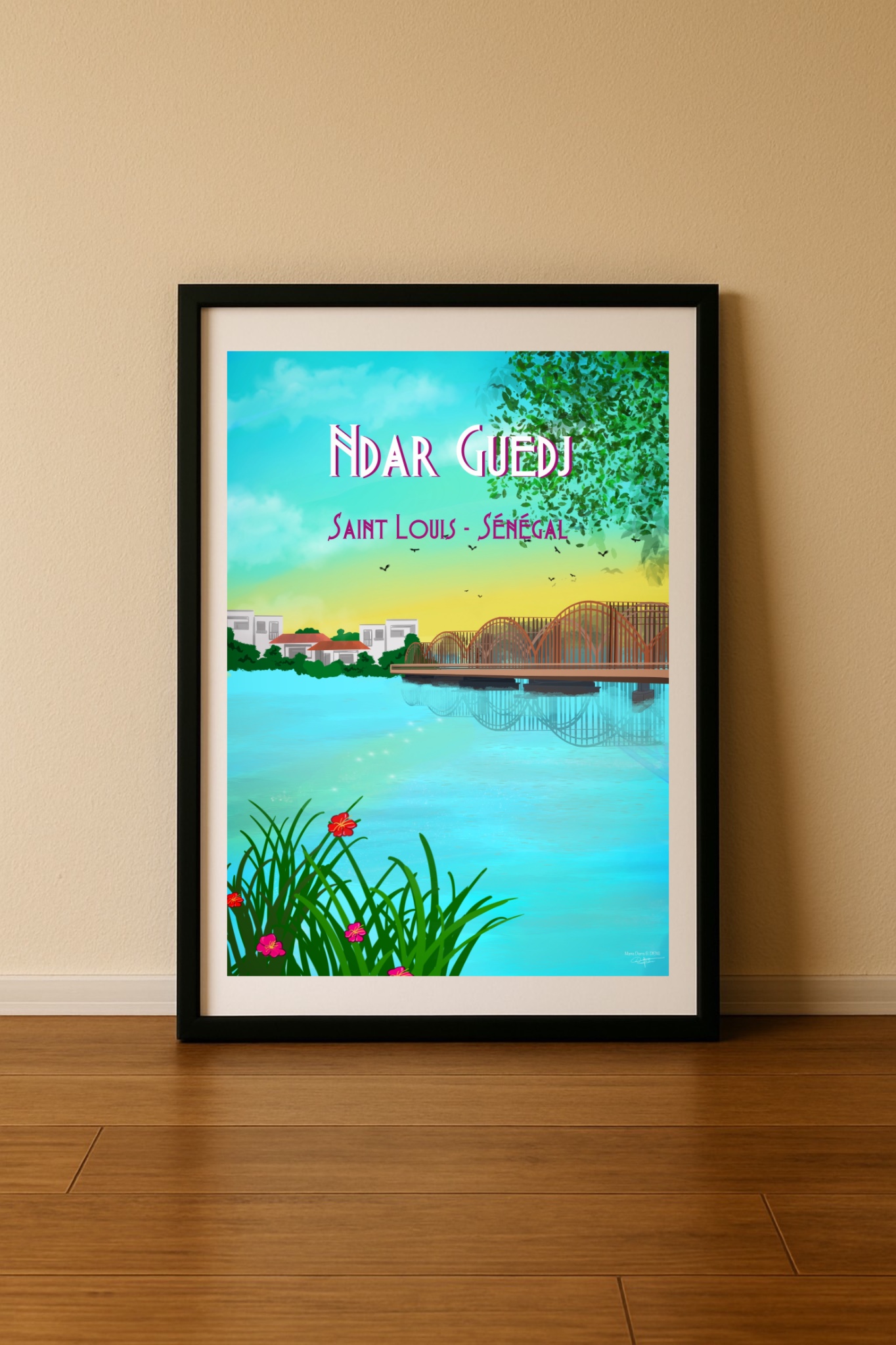 Affiche artistique Ndar Guedj