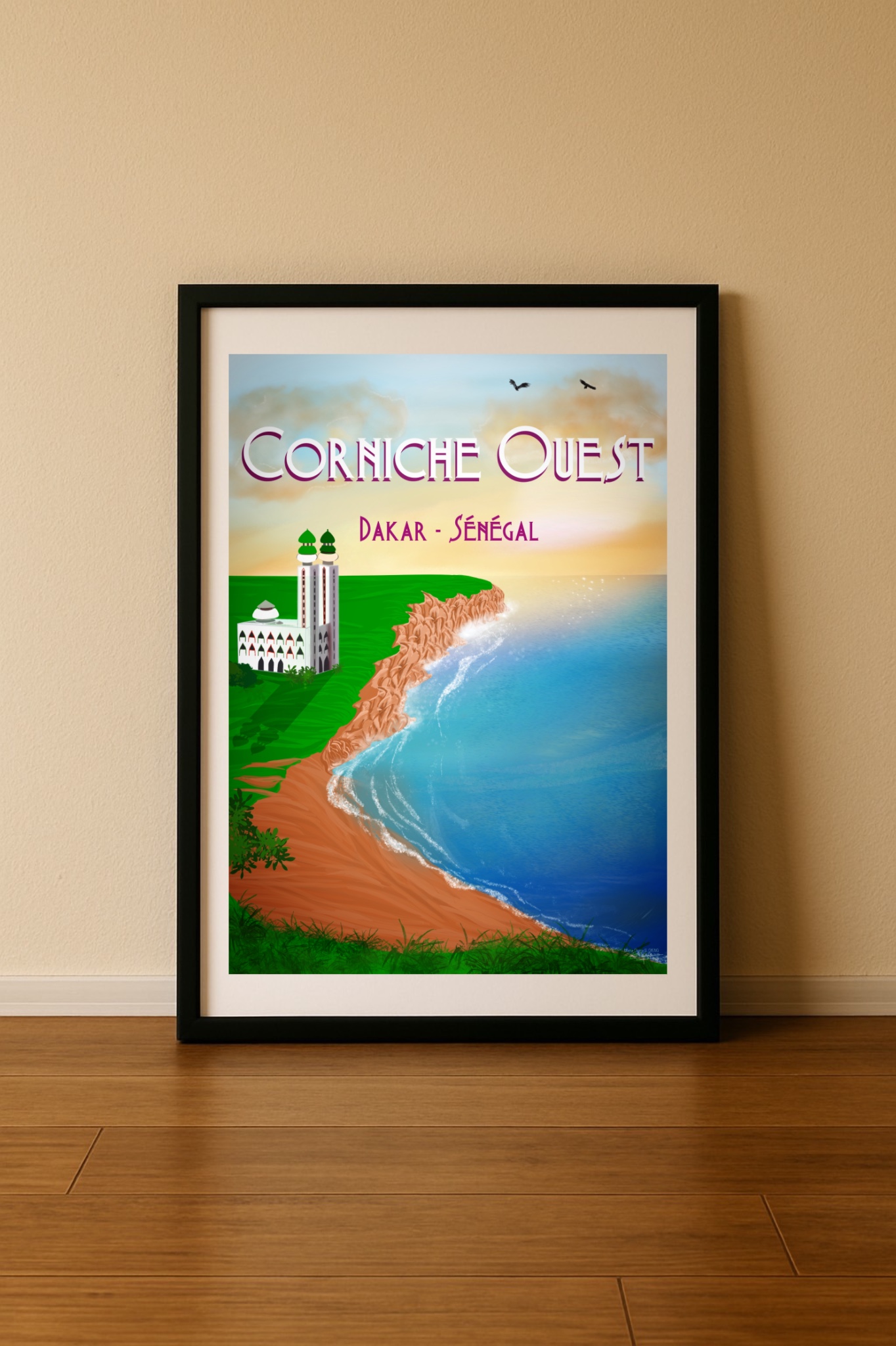 Affiche Corniche Ouest