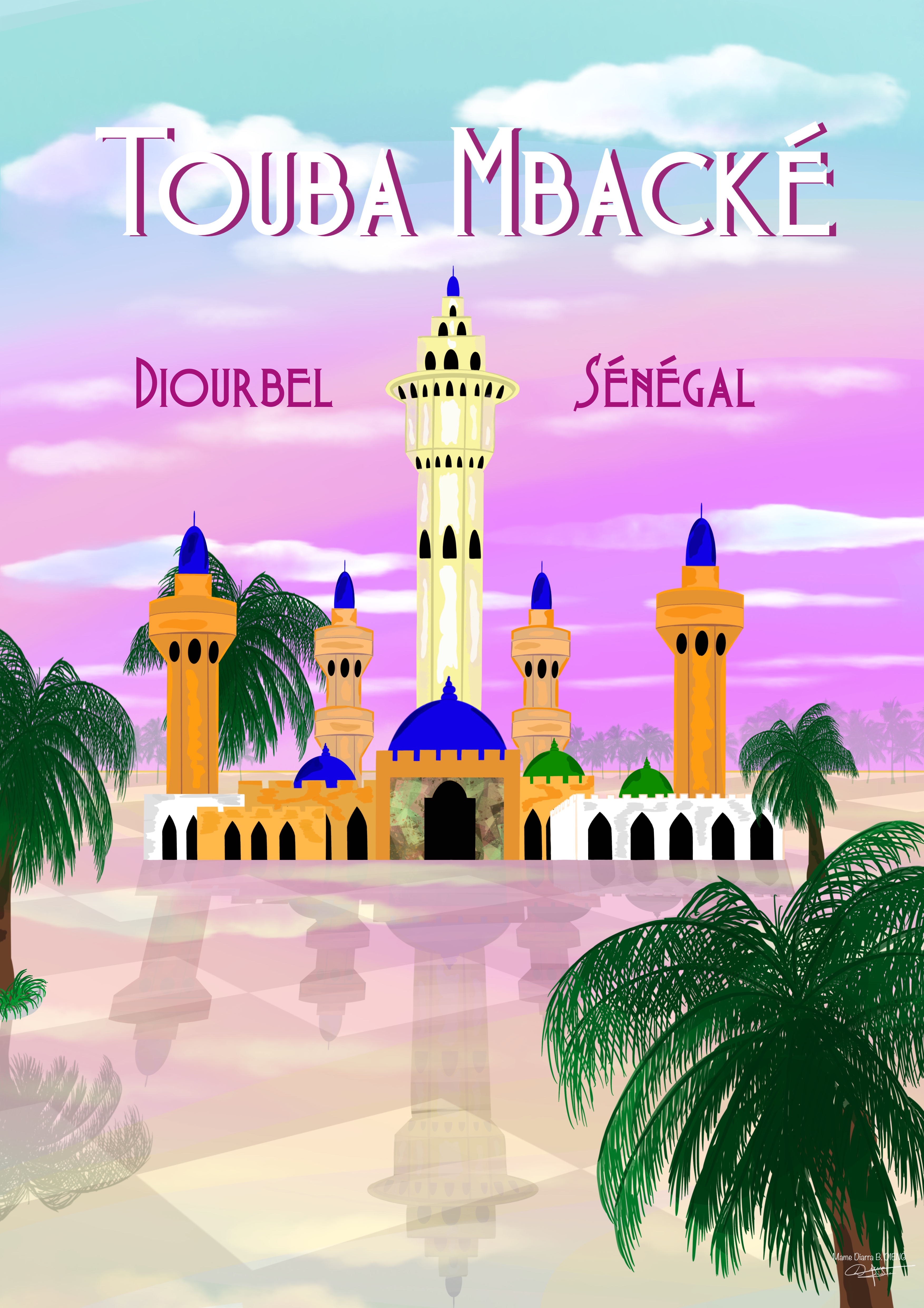Affiche de la Mosquée de Touba