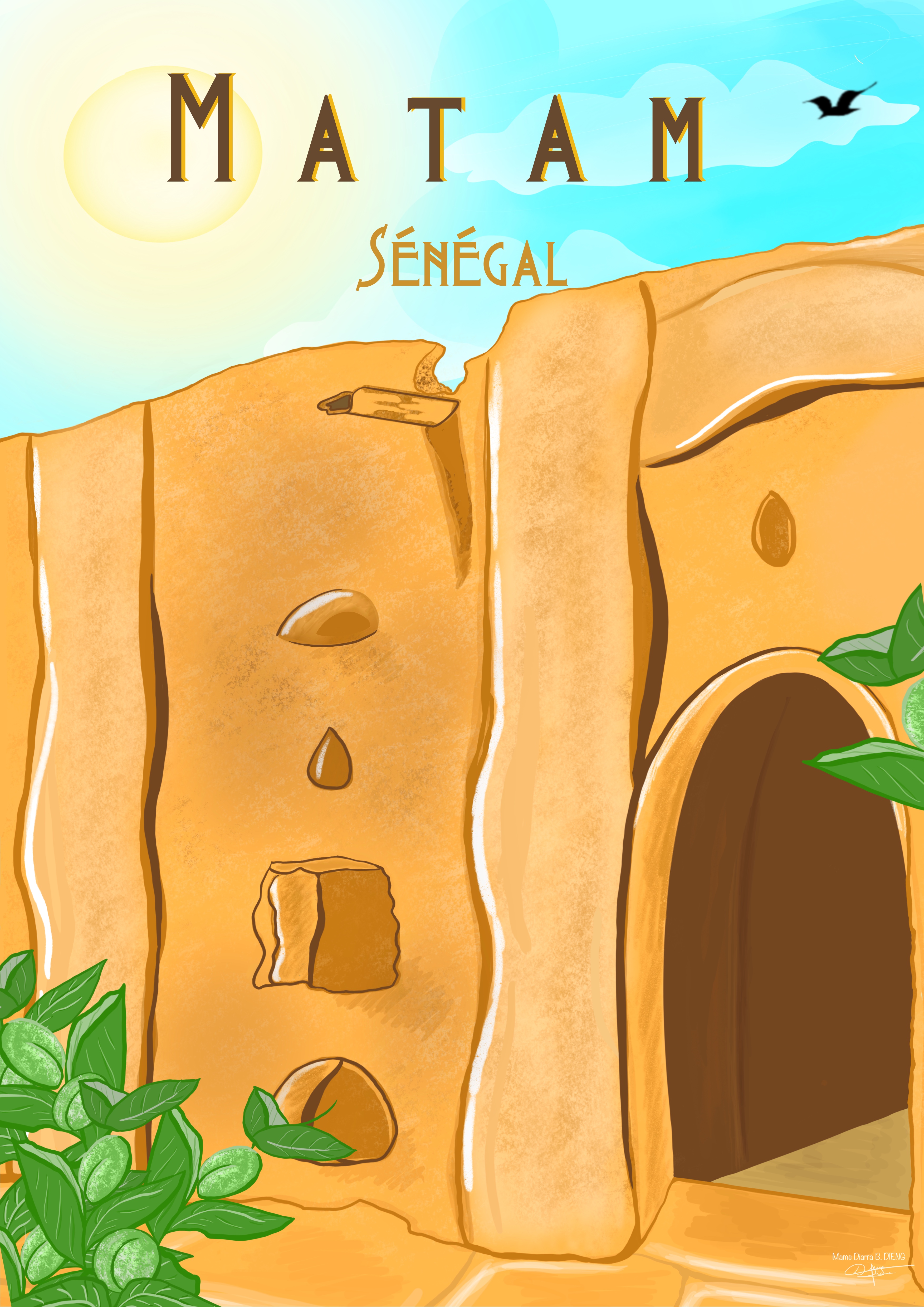 Affiche Matam, Sénégal
