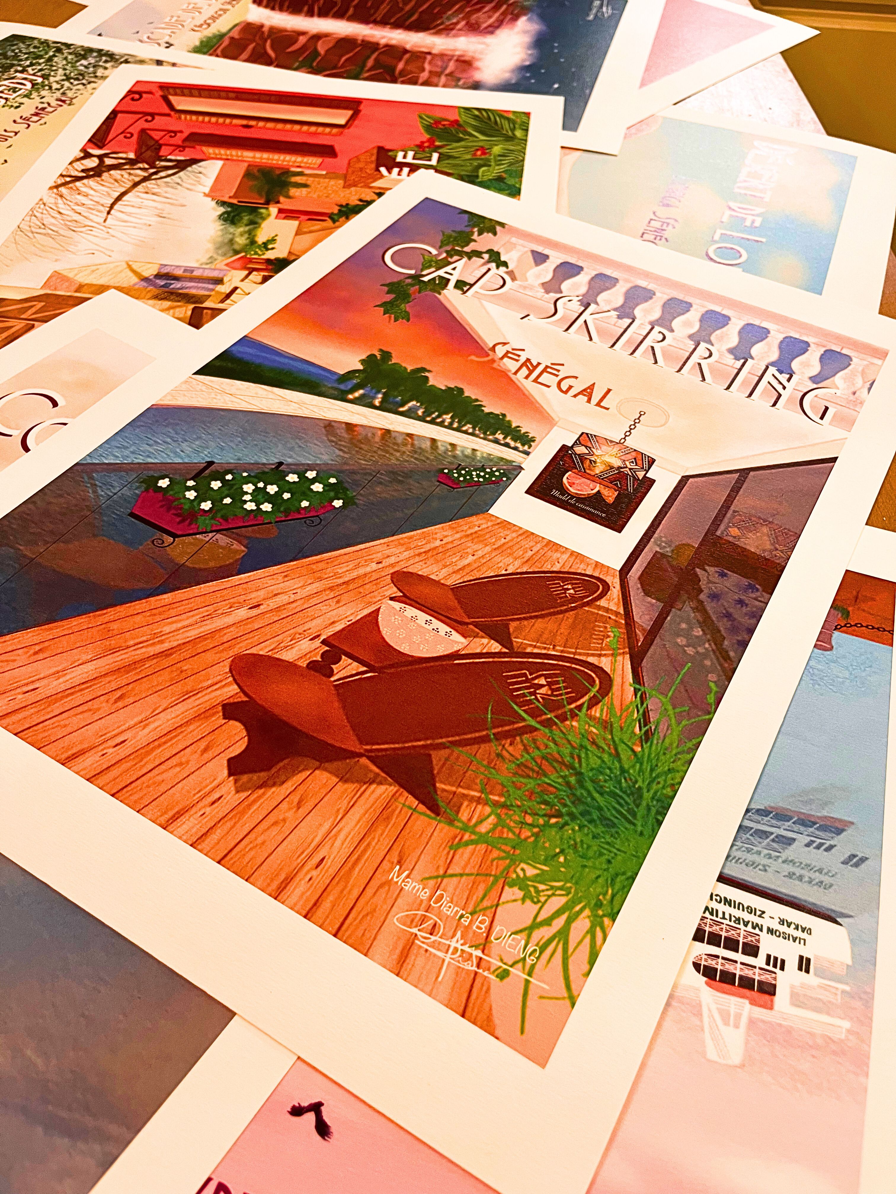 Affiche Cap Skirring, Sénégal