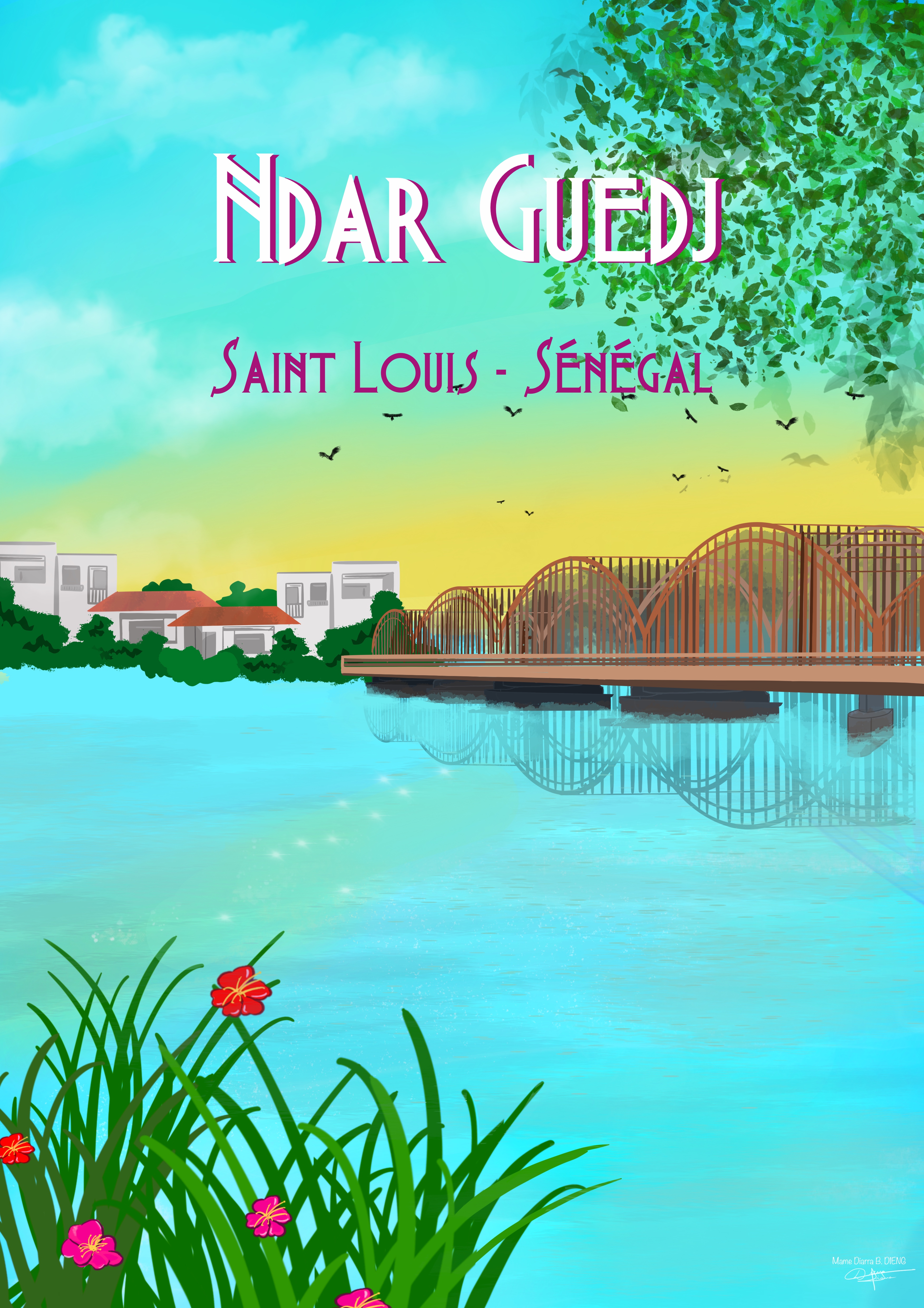 Affiche artistique Ndar Guedj