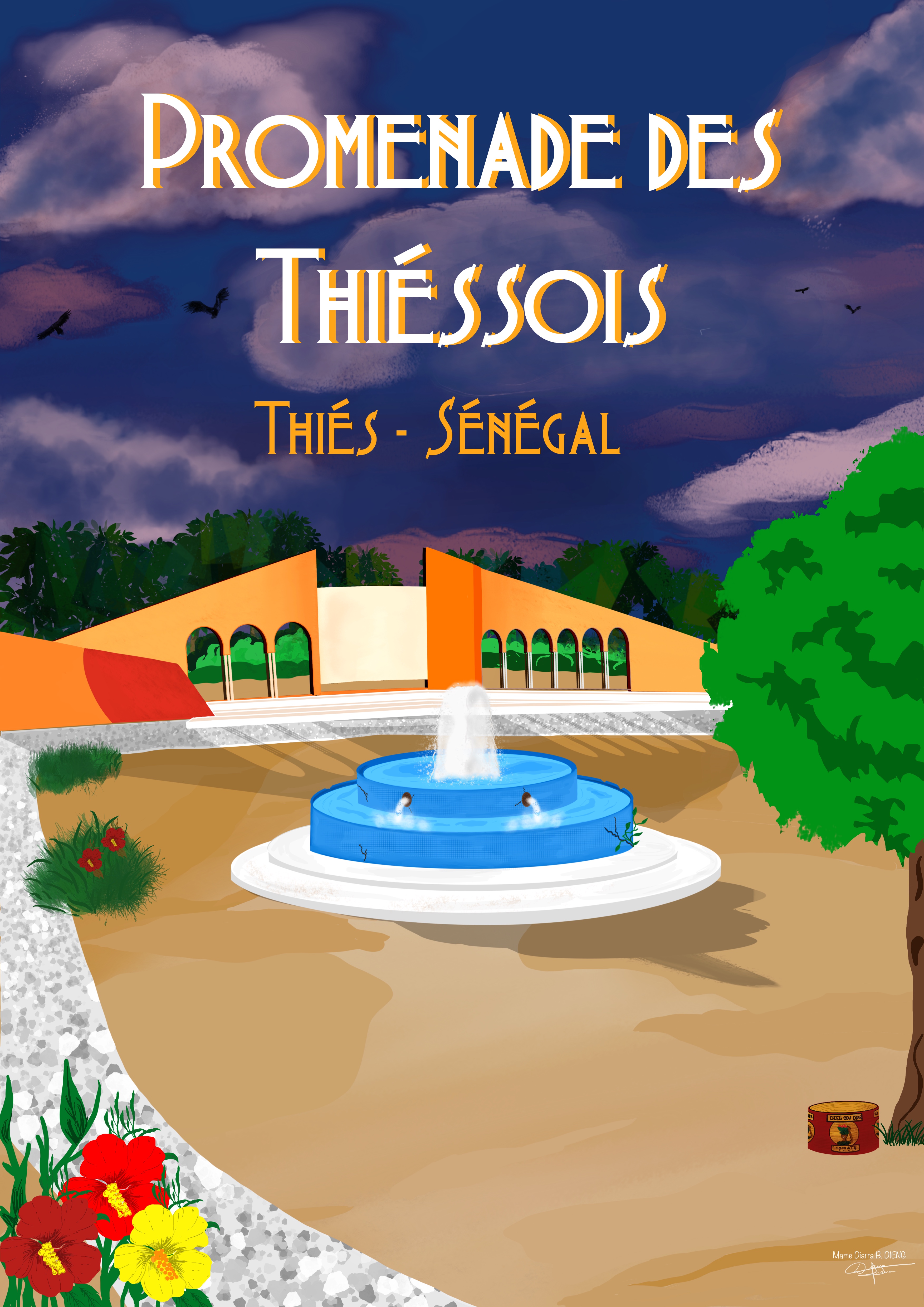 Affiche Promenade des Thiéssois