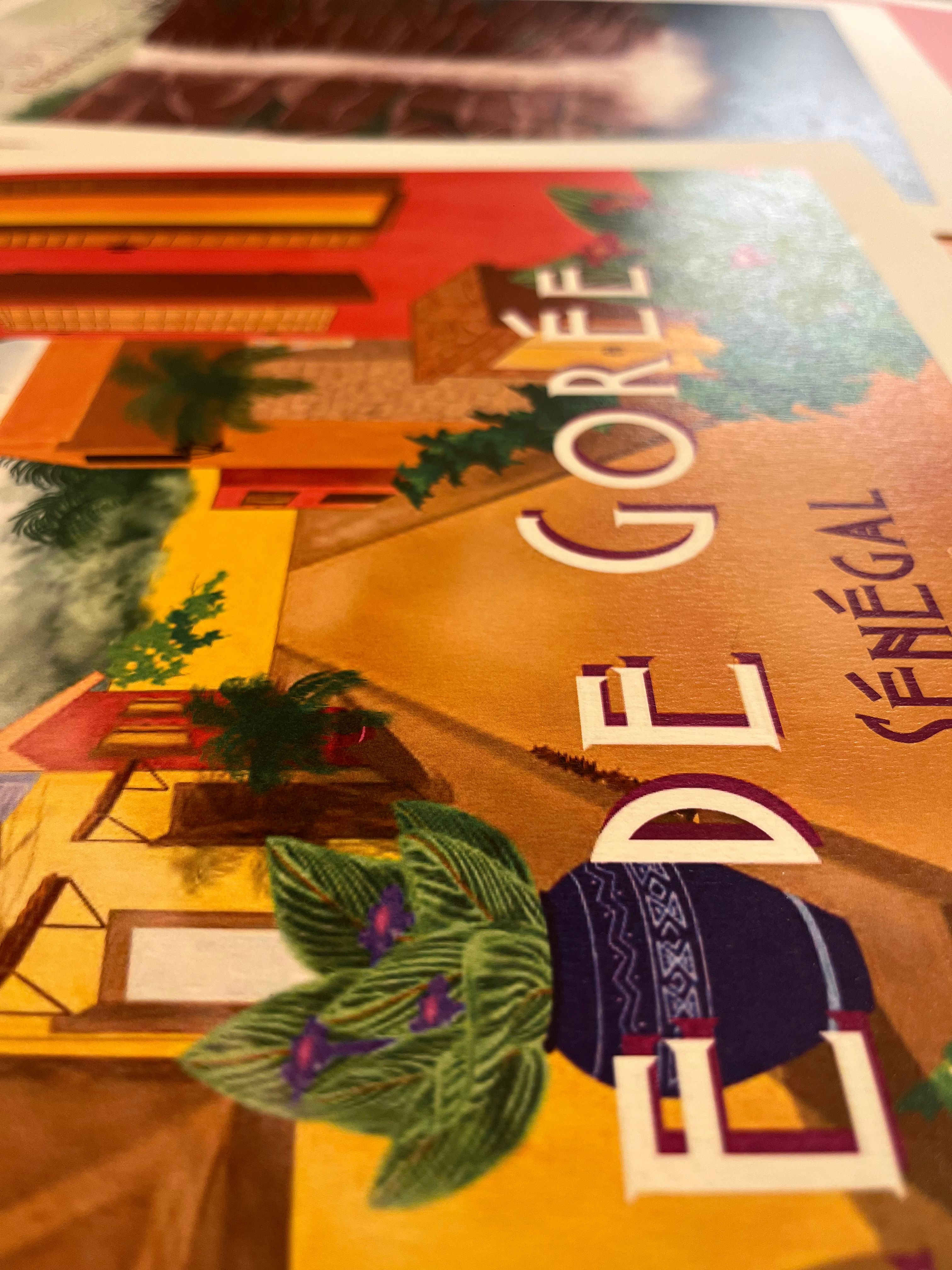 Affiche Île de Gorée, Sénégal