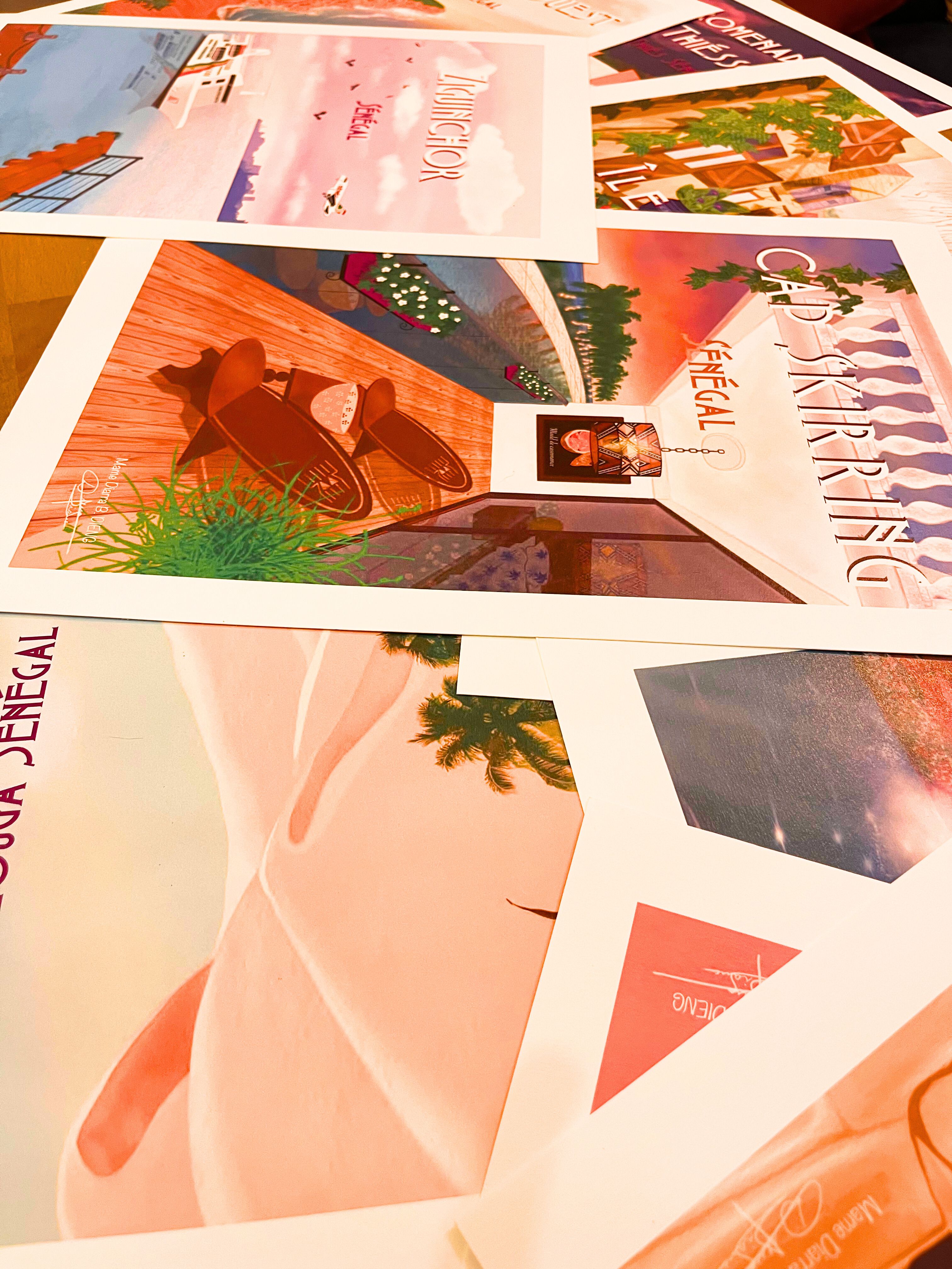 Affiche Cascade de Dindéfelo, Sénégal