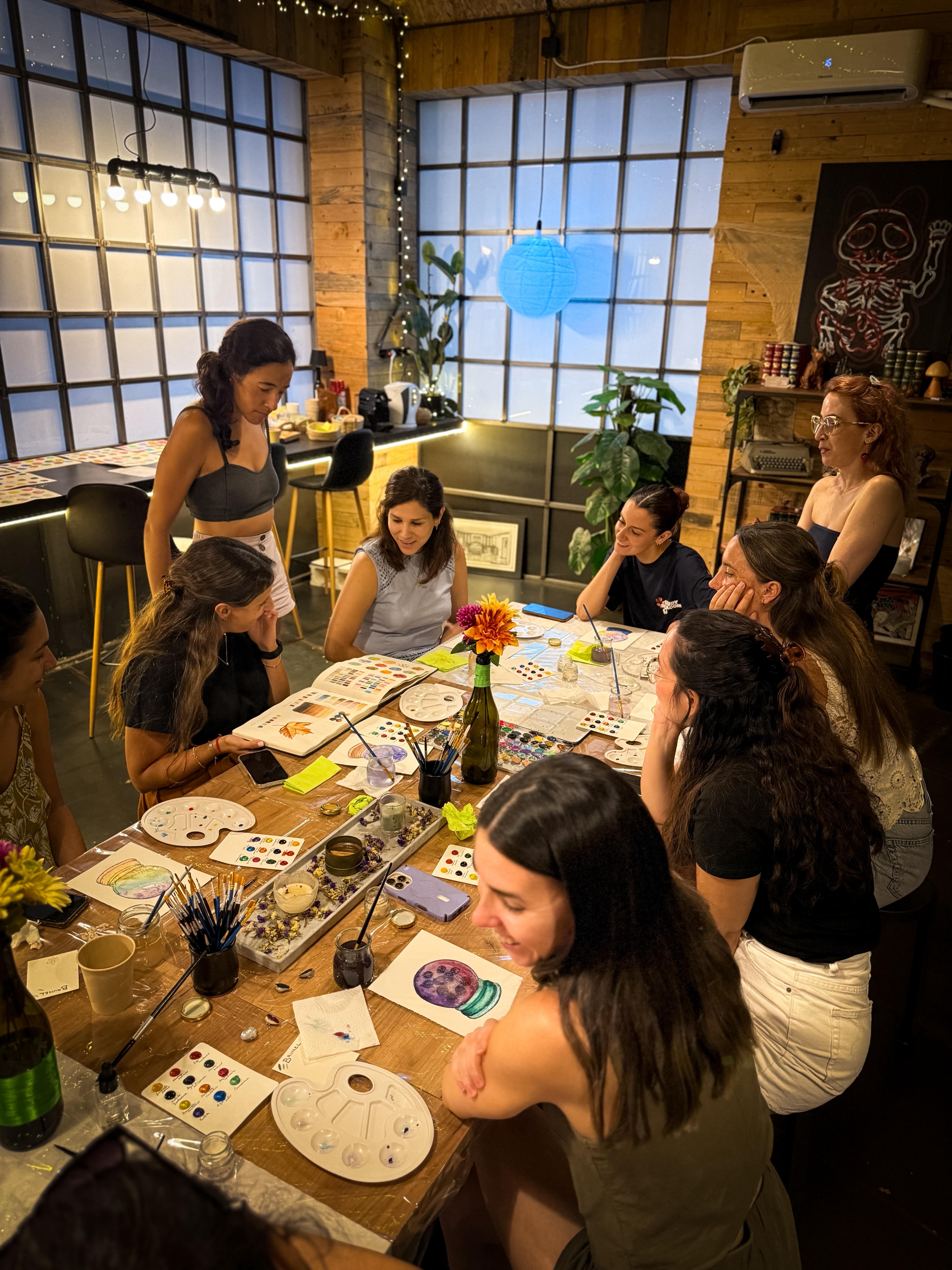 TALLER DE ACUARELAS NAVIDEÑAS🌲💫 