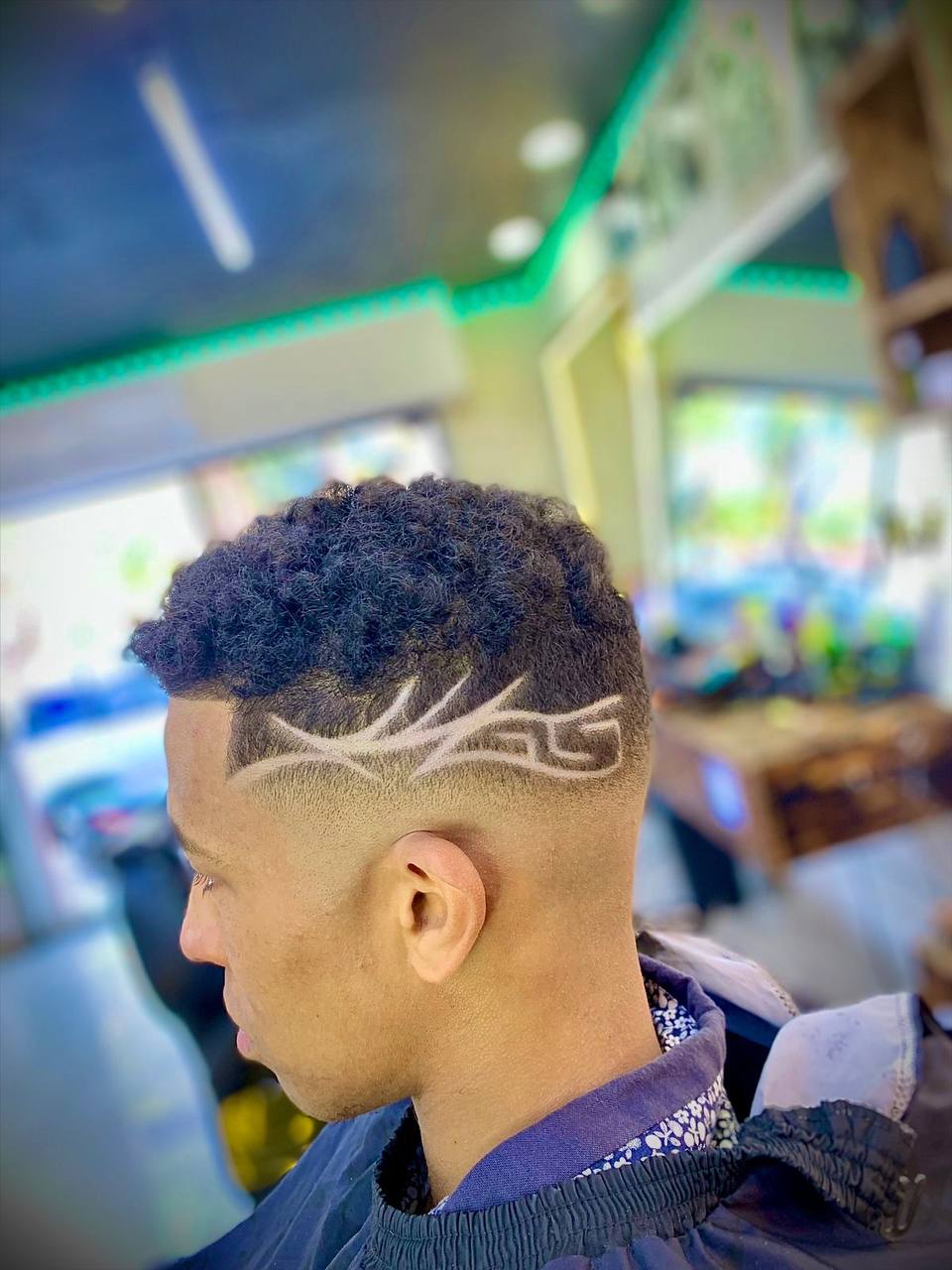 Custom Hair Design Fade