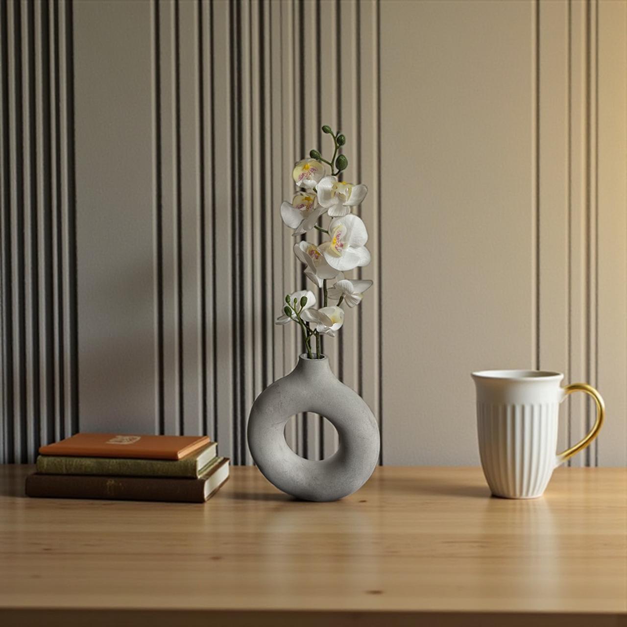 Vaso decorativo de cerámica