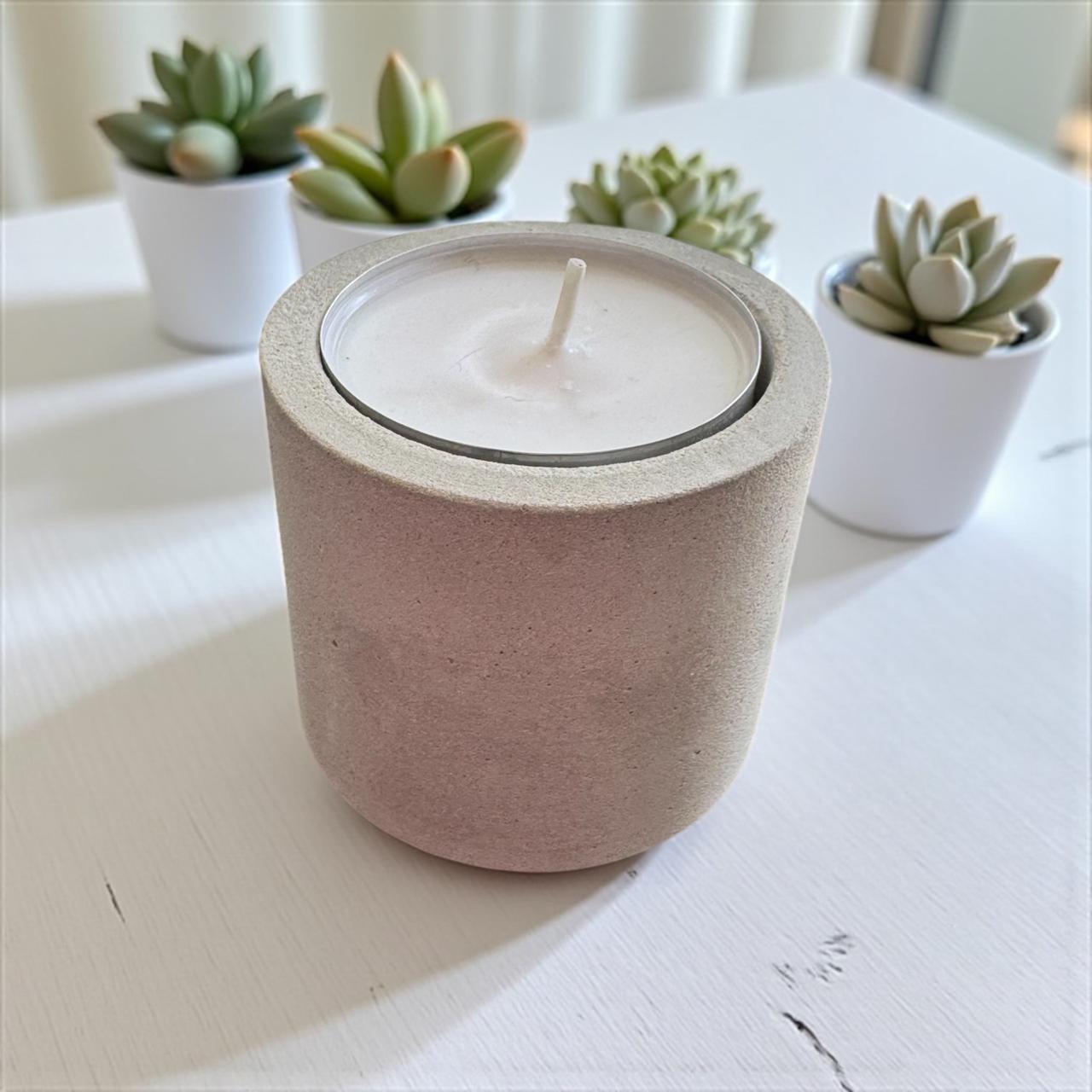 Portavelas. Cuatro opciones de vela e incienso.