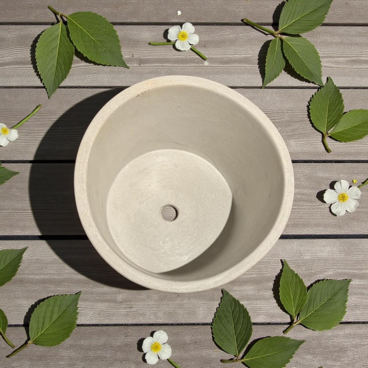 Maceta cónica pequeña (no incluye el plato)