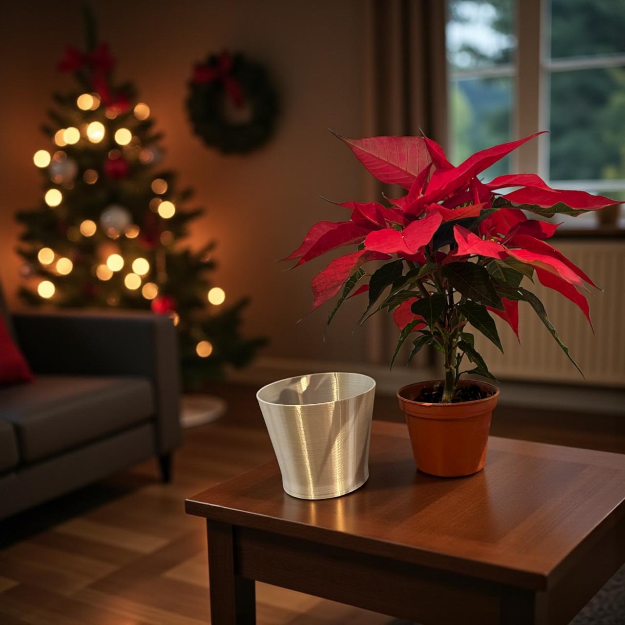 Maceta navideña chica