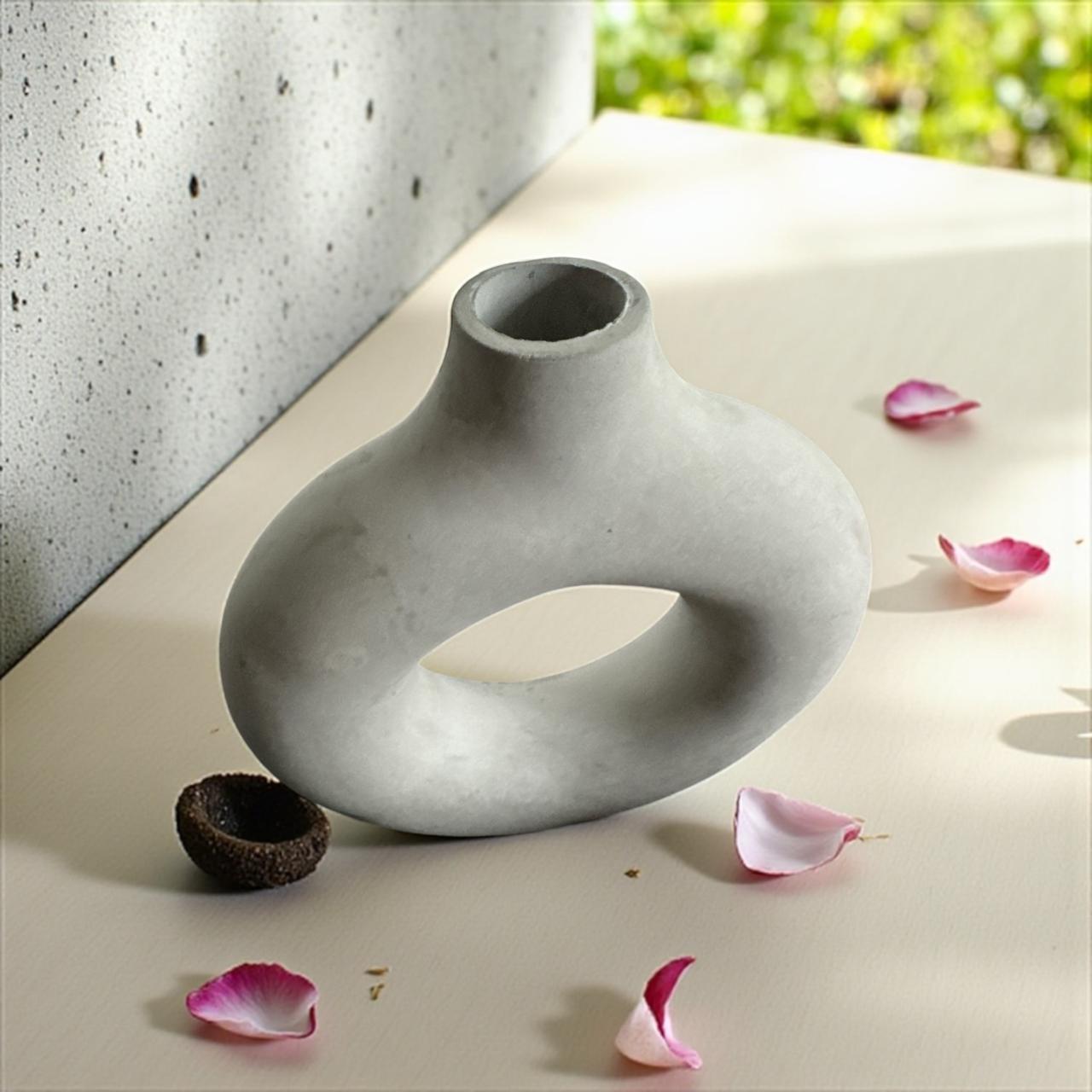Vaso decorativo de cerámica
