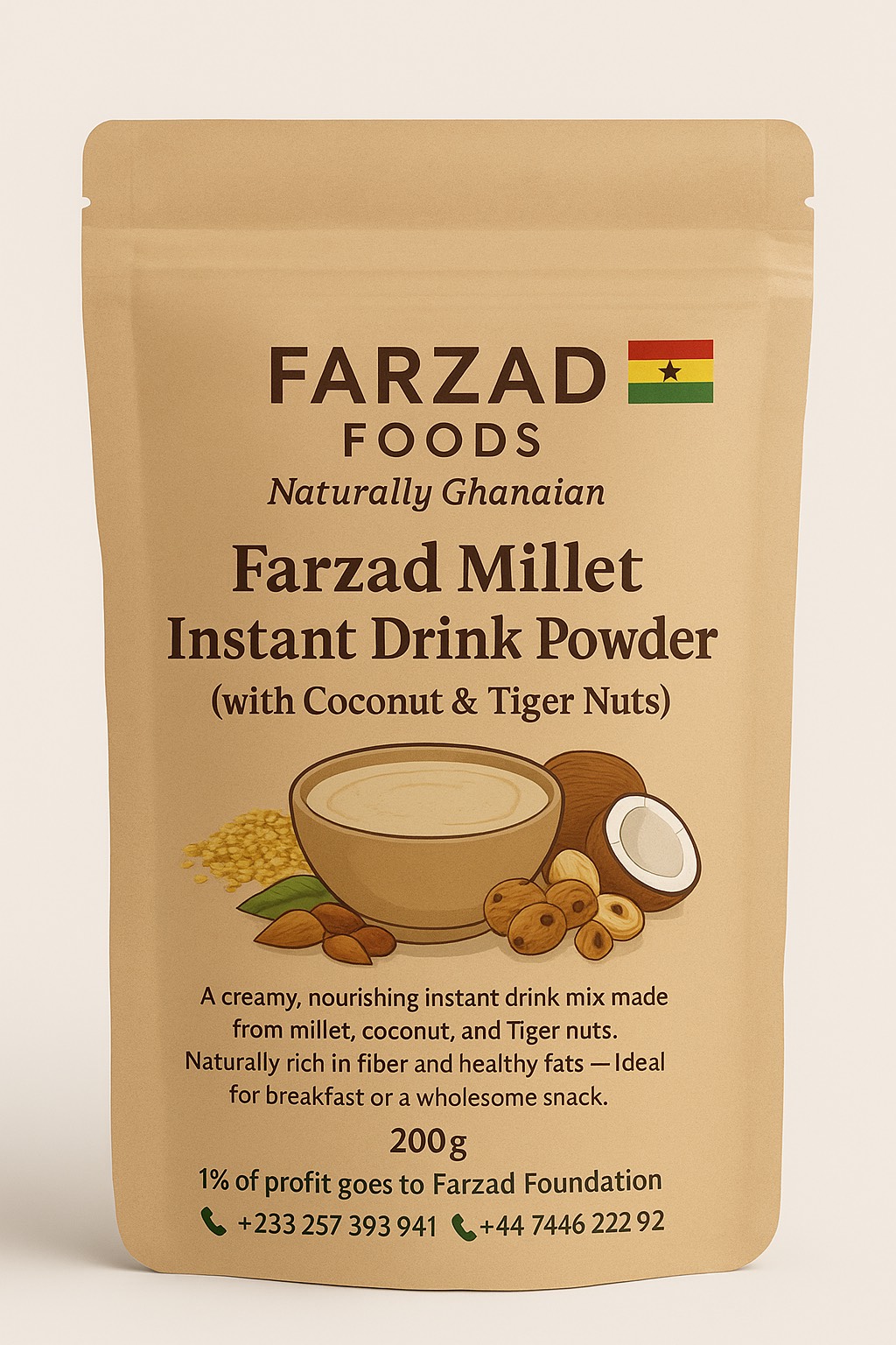 Farzad Millet Instant Drink Powder