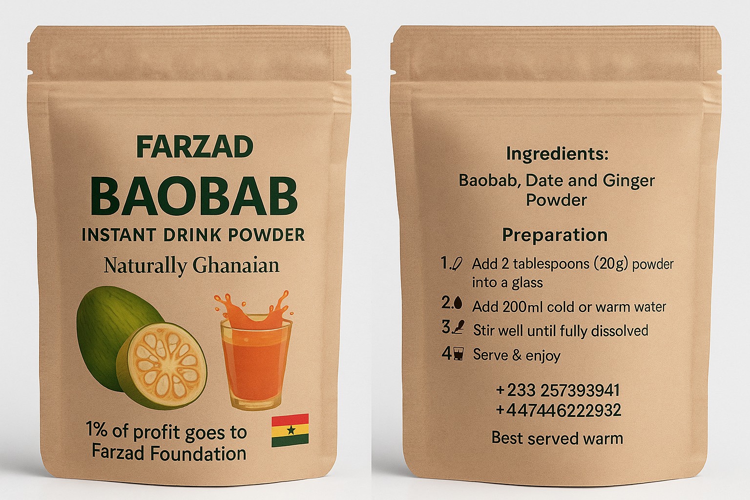Farzad Millet Instant Drink Powder