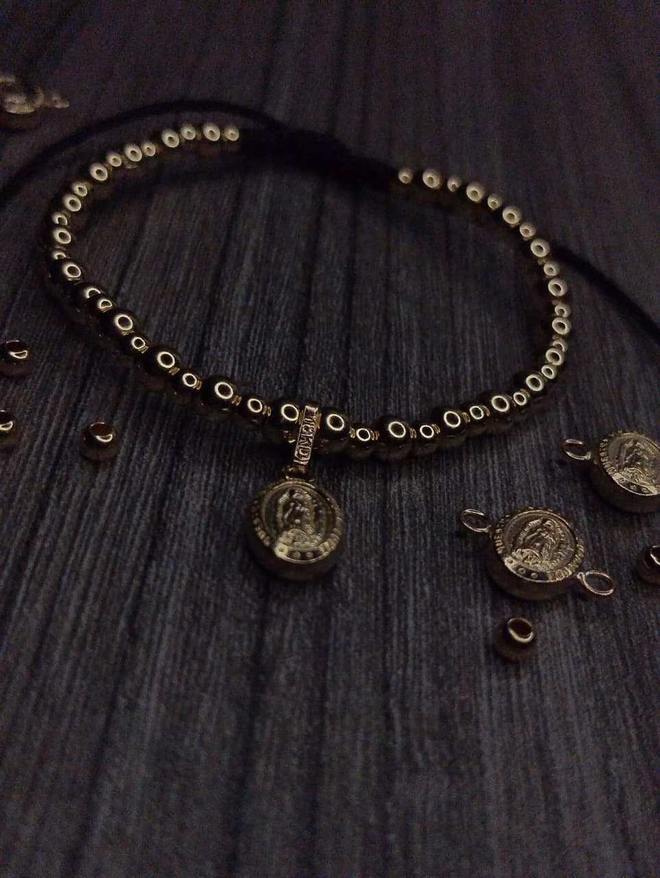 PULSERA FULL BALINES VIRGEN DE GUADALUPE