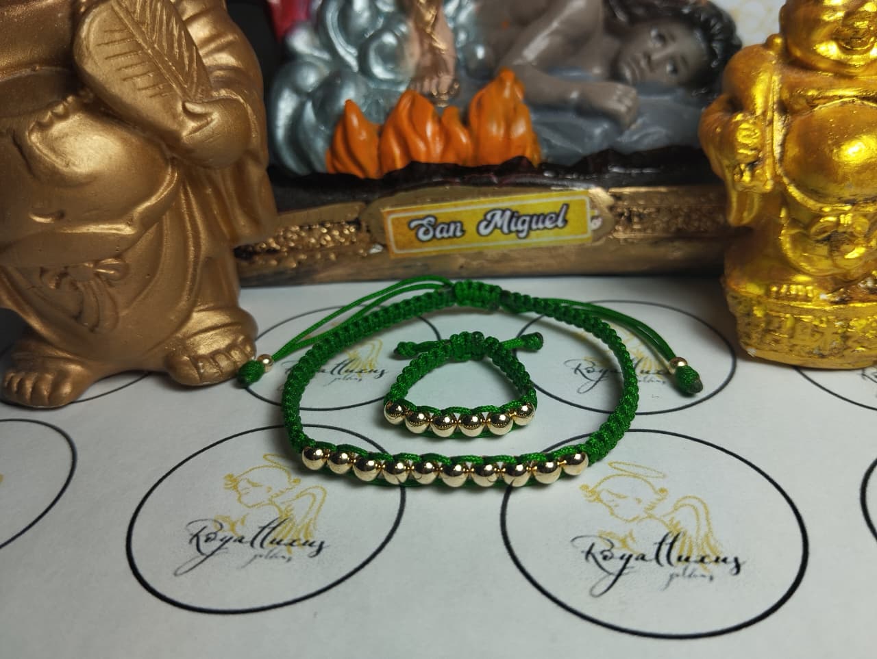 CONJUNTO PULSERA + ANILLO VERDE