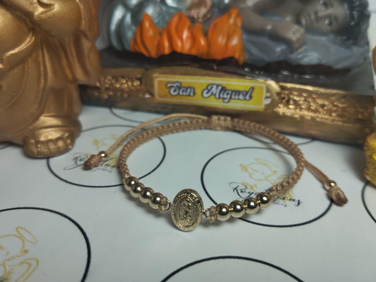 PULSERA VIRGEN DE GUADALUPE 8 BALINES